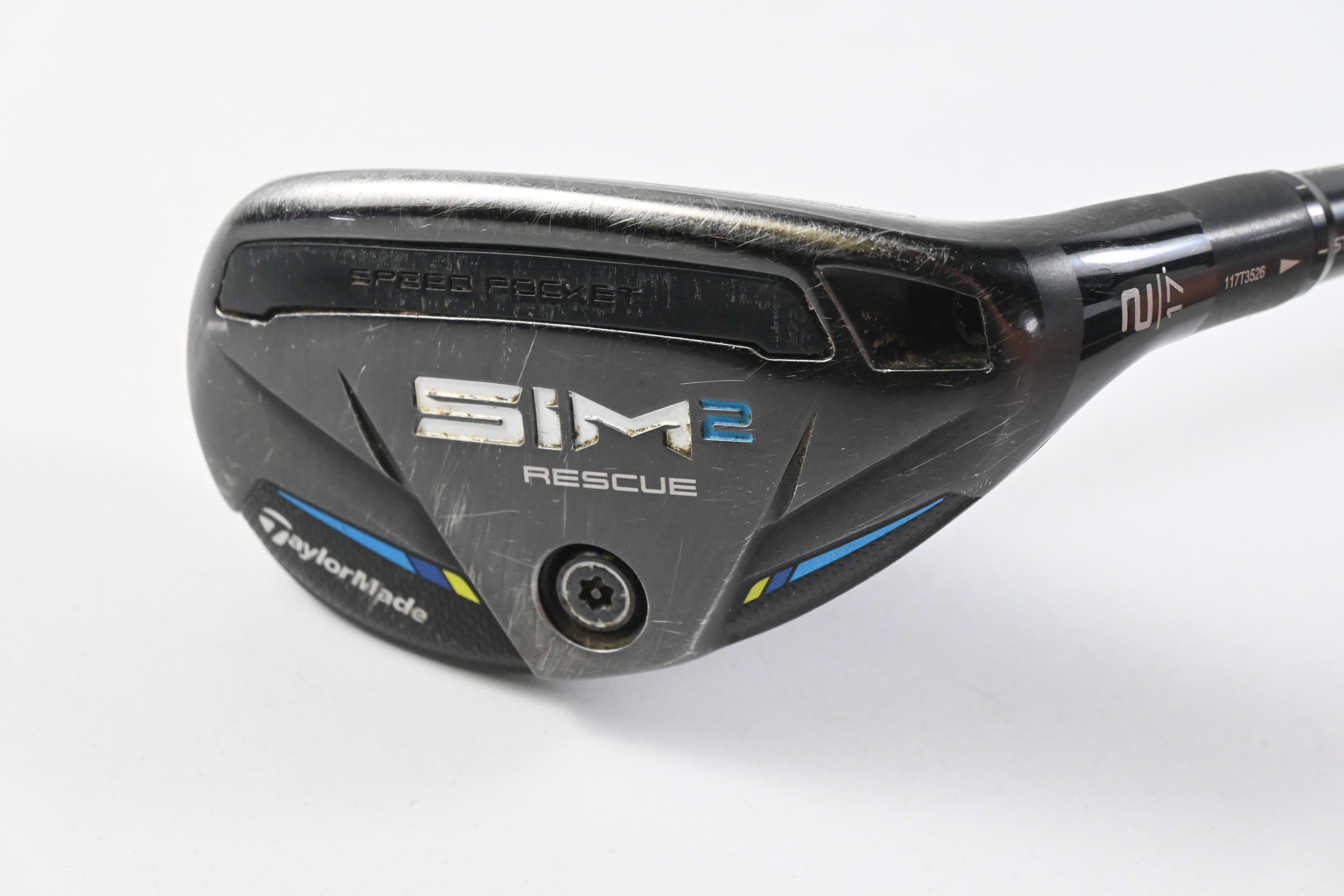 Taylormade SIM2 #2 Hybrid / 17 Degree / Stiff Flex Tensei AV Blue 75 Shaft