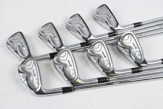 Left Hand Srixon I-506 Irons / 3-PW / Stiff Flex Dynamic Gold S300 Shafts