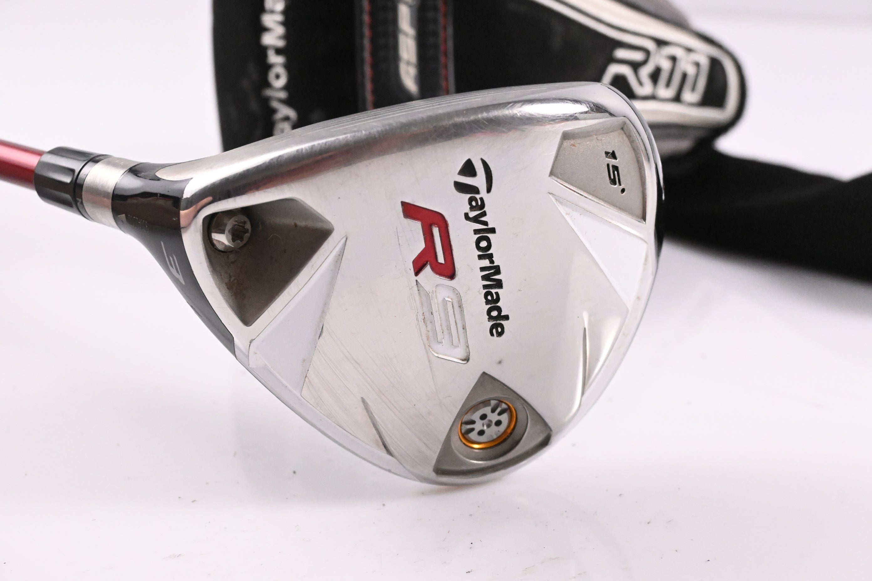 Left Hand Taylormade R9 #3 Wood / 15 Degree / Regular Flex Motore 60 Shaft