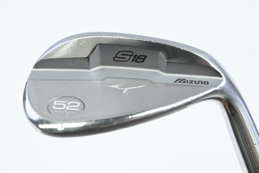 Mizuno S18 Gap Wedge / 52 Degree / Wedge Flex Dynamic Gold Shaft