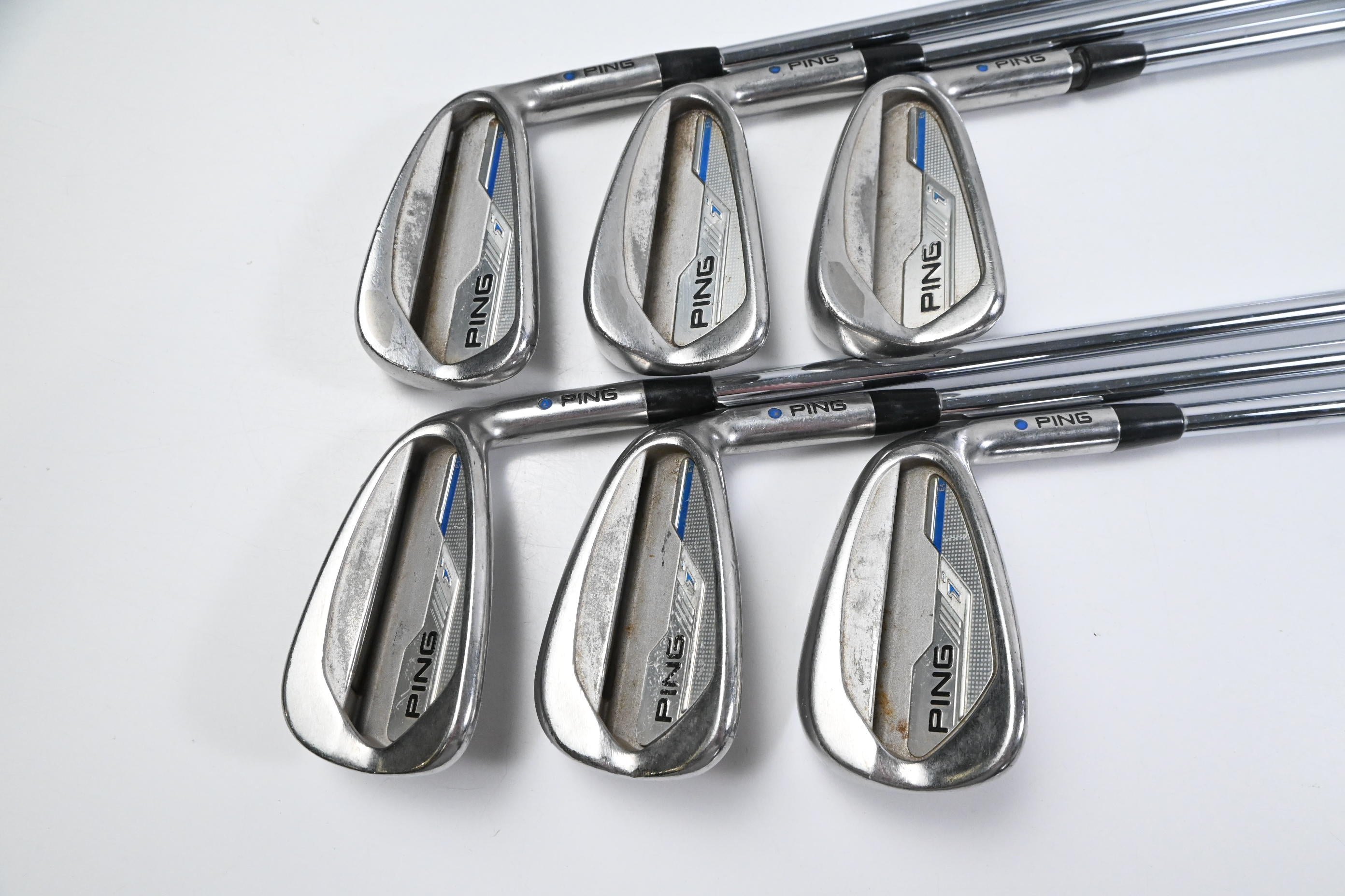 Ping i-Series E1 Irons / 5-PW / Blue Dot / Regular Flex Dynamic Gold R300