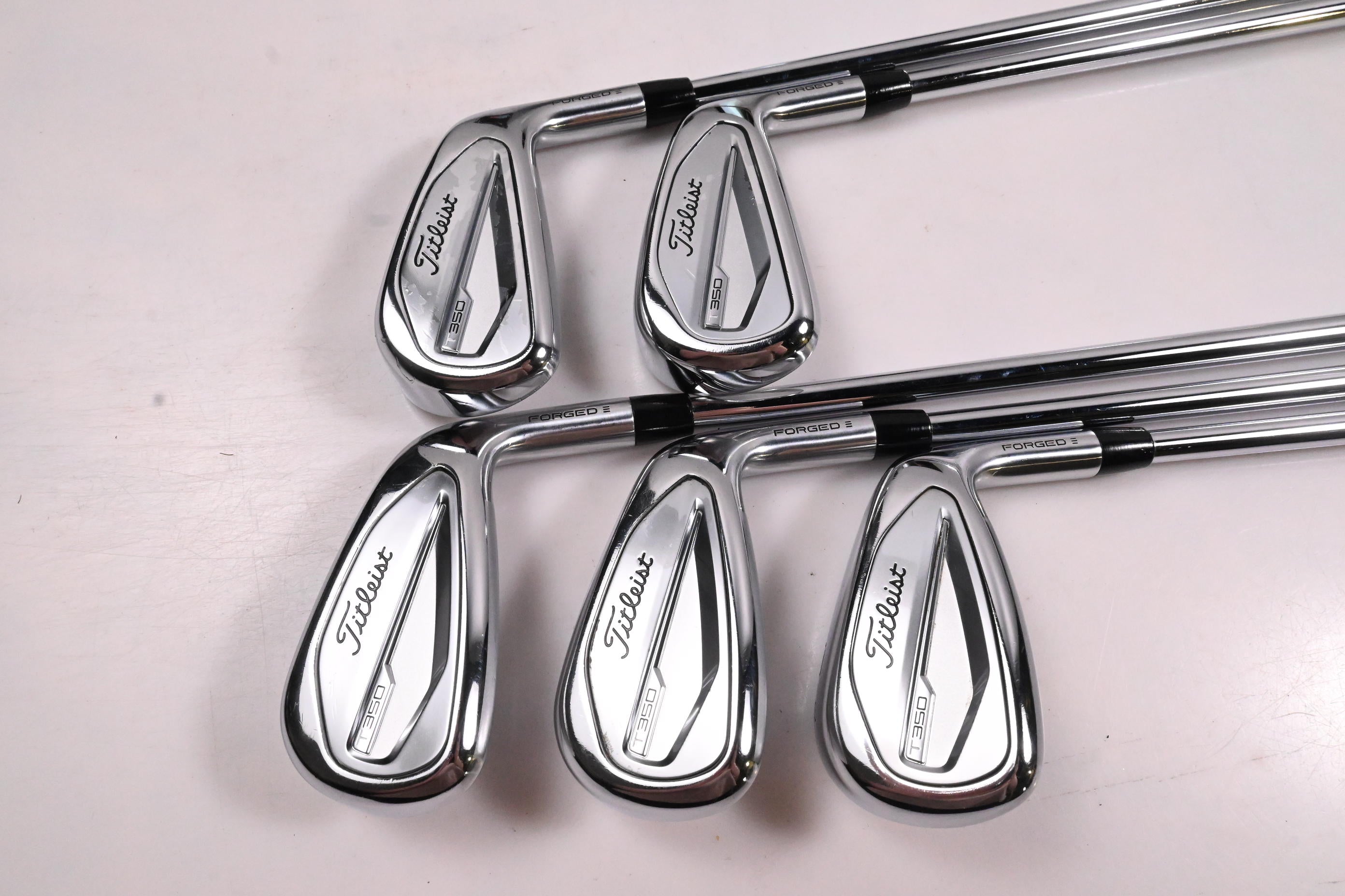 Titleist T350 Irons / 6-PW / X-Flex Accra iSeries 120 Shafts