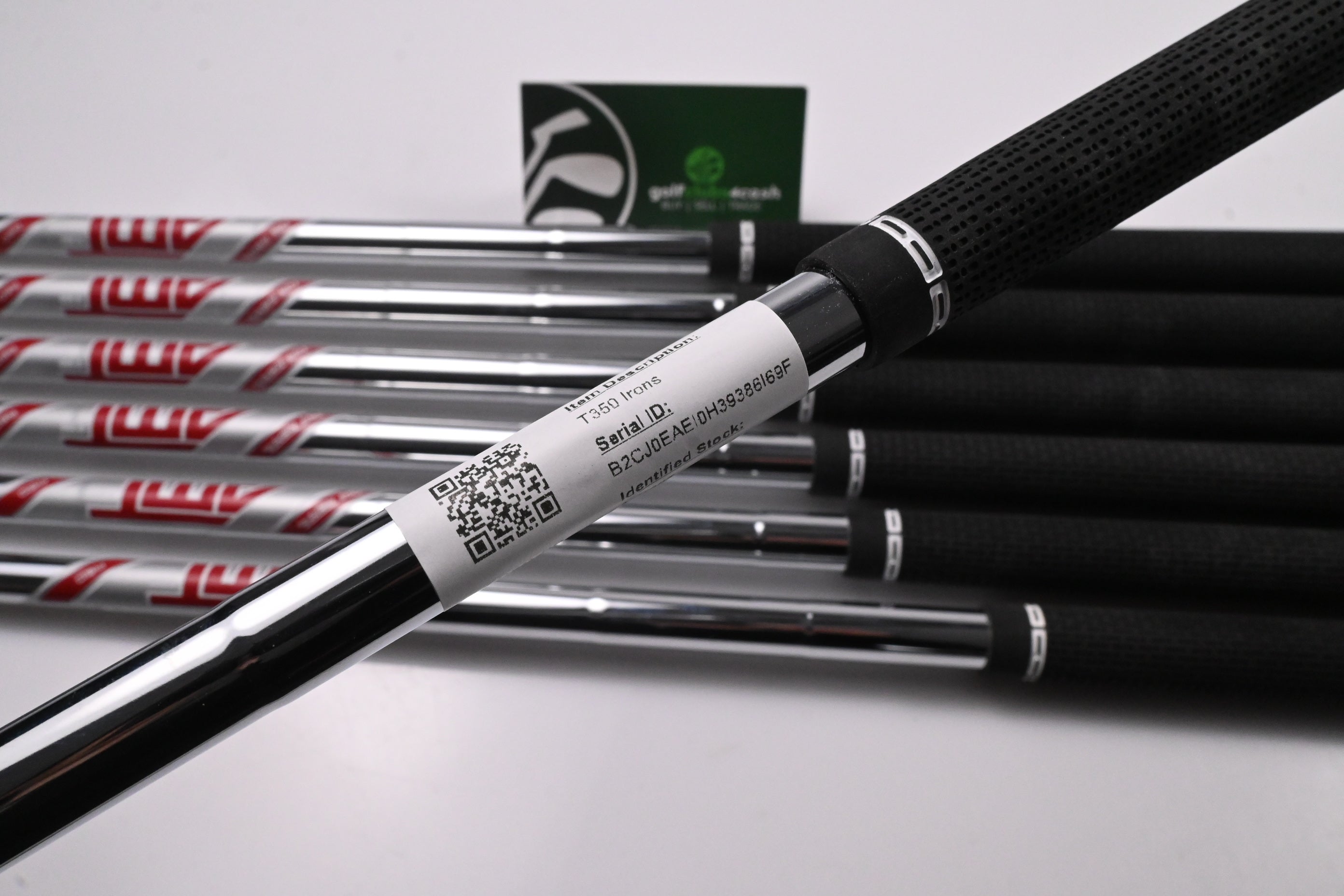 Titleist T350 Irons / 5-PW+48° / Regular Flex AMT Red R300 Shafts