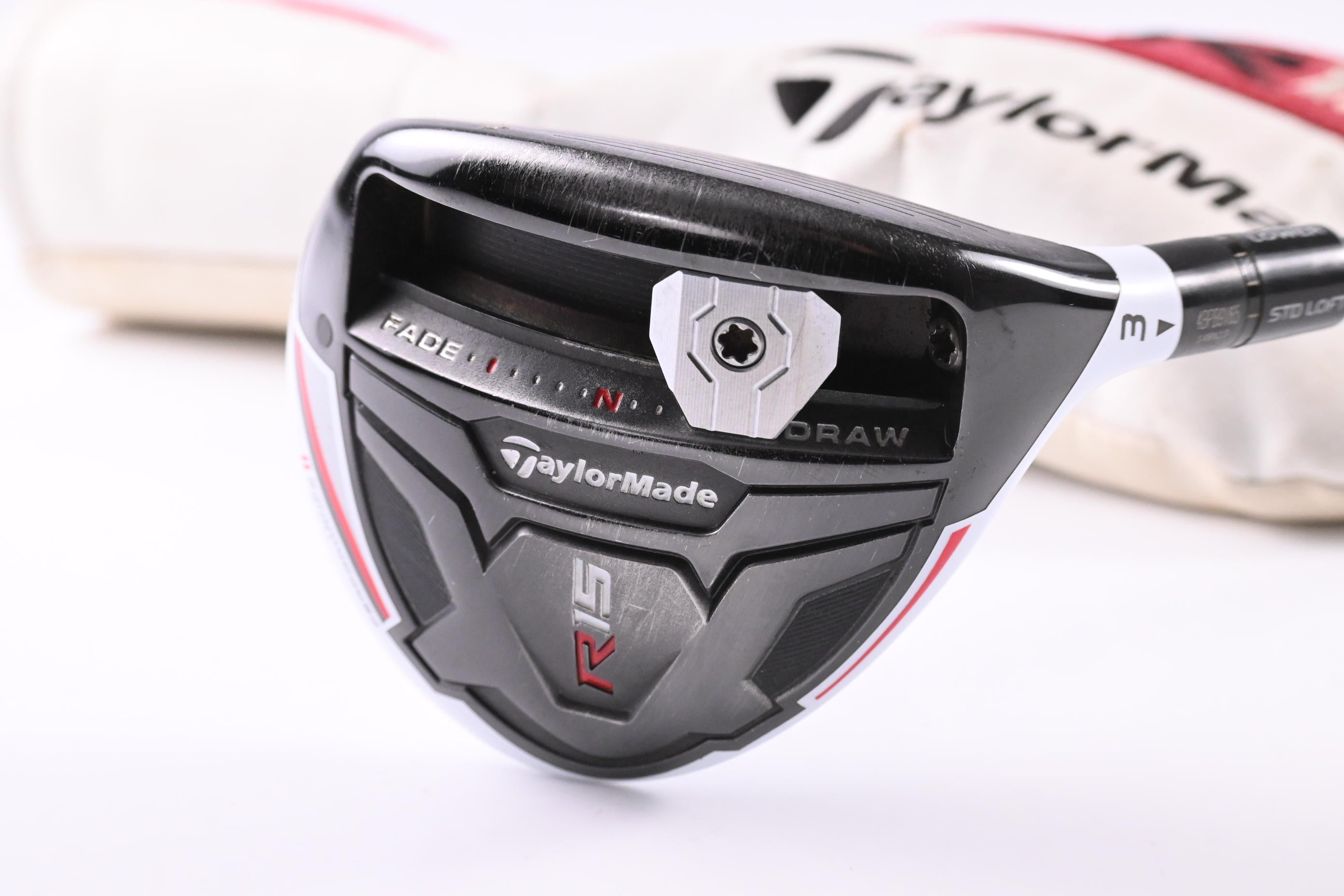 Taylormade R15 #3 Wood / 15 Degree / Stiff Flex Aldila Rouge Silver 70 Shaft