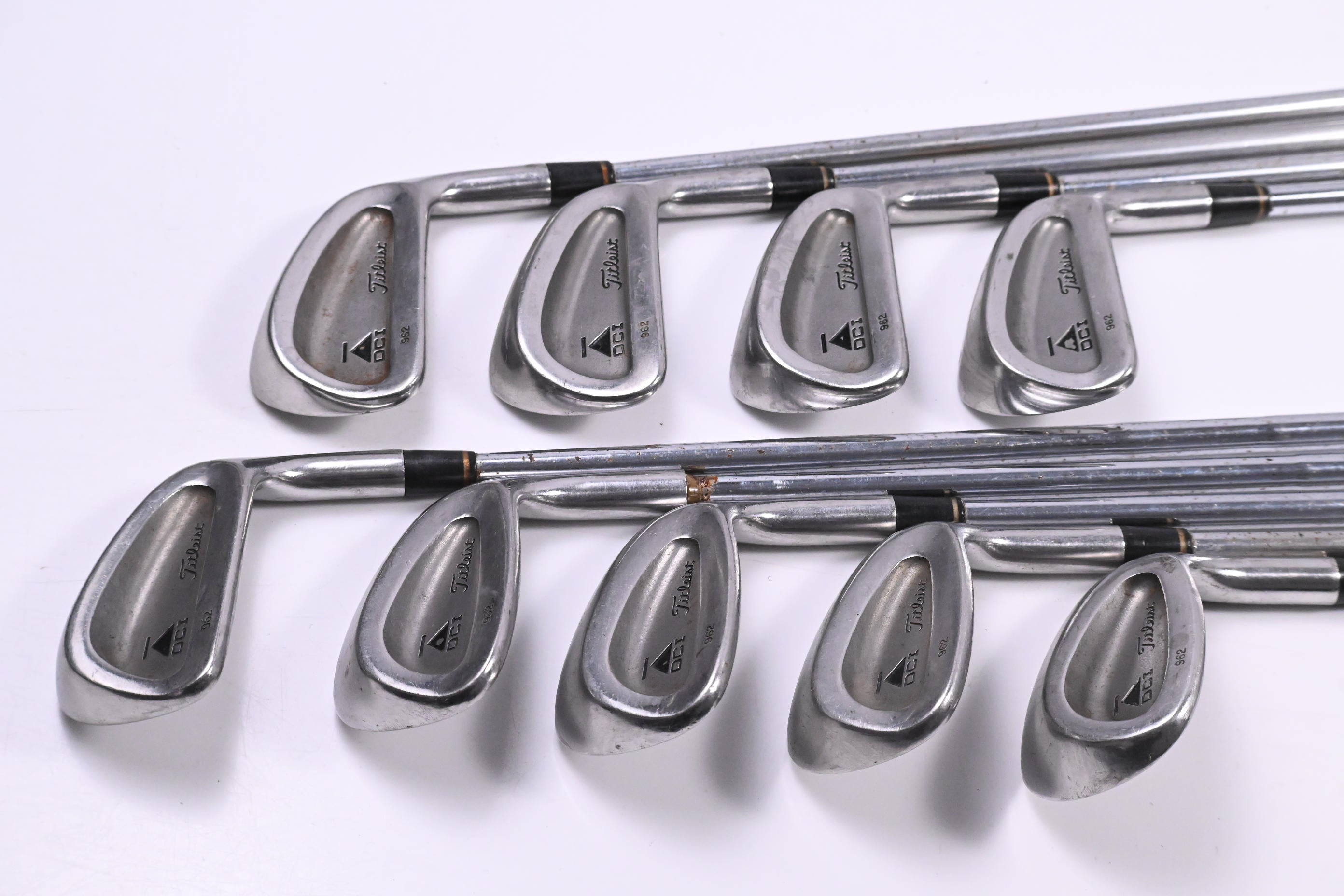 Titleist DCI 962 Irons / 3-PW+SW / Stiff Flex Dynamic Gold Shafts