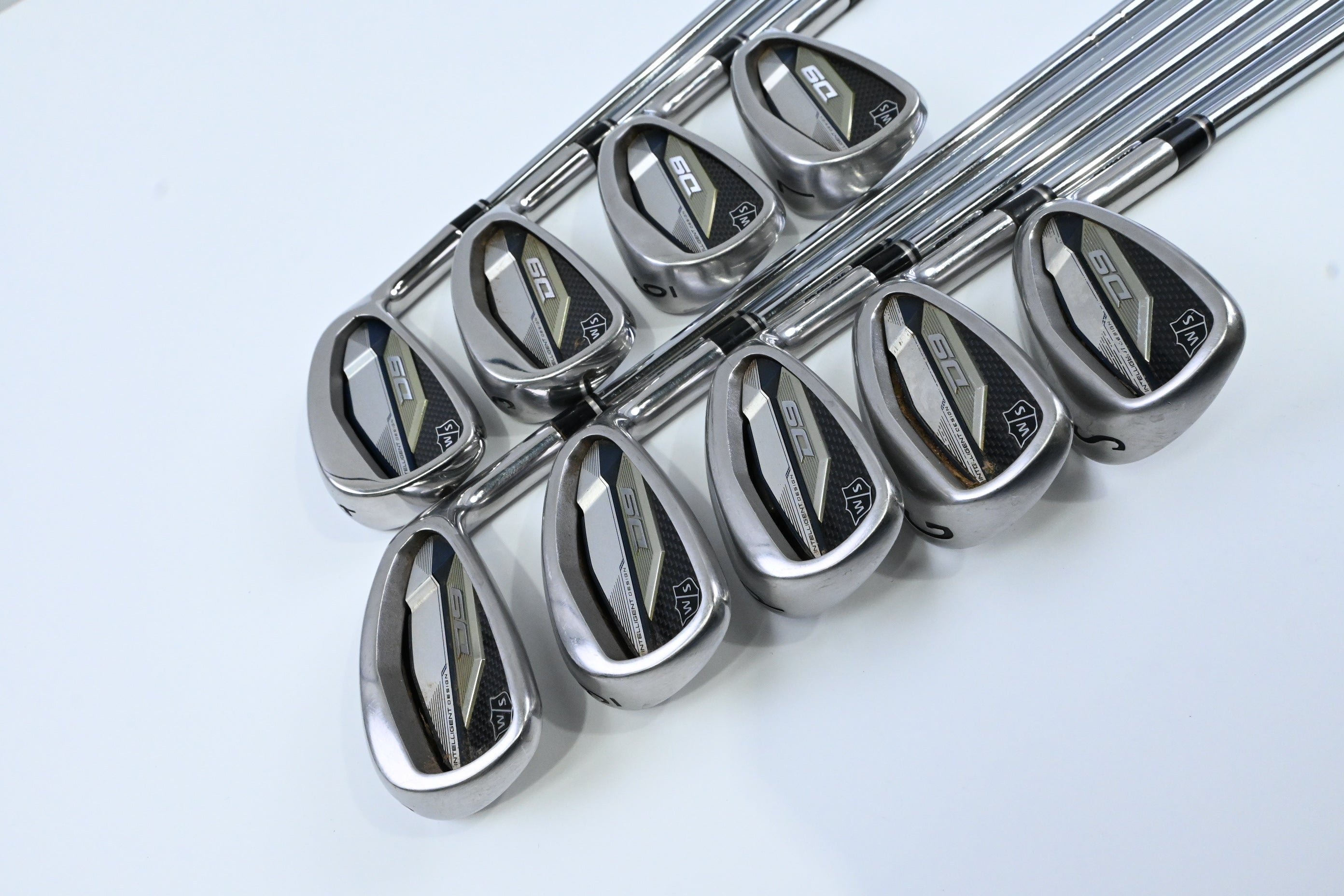 Wilson D9 Irons / 4-PW+GW+SW / Regular Flex KBS MAX Ultralite Shafts