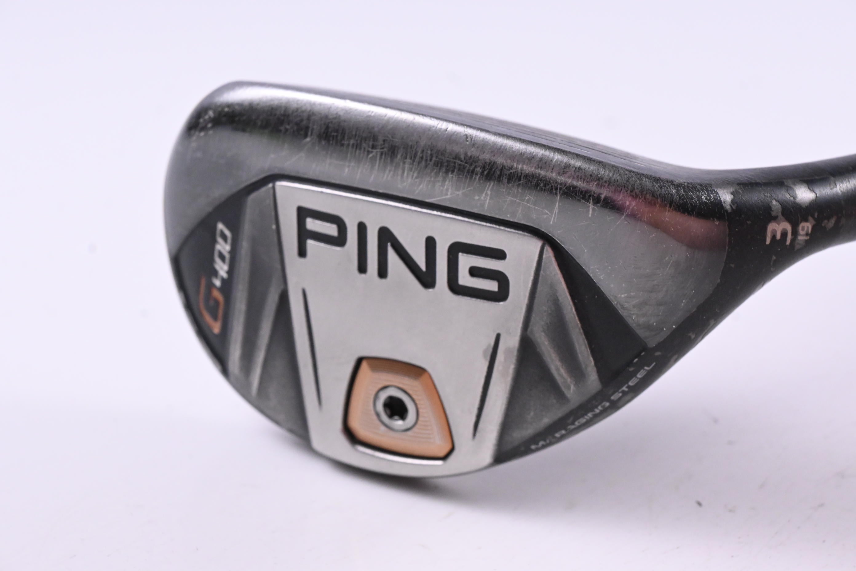 Ping G400 #3 Hybrid / 19 Degree / Stiff Flex Ping Tour Chrome 85 Shaft