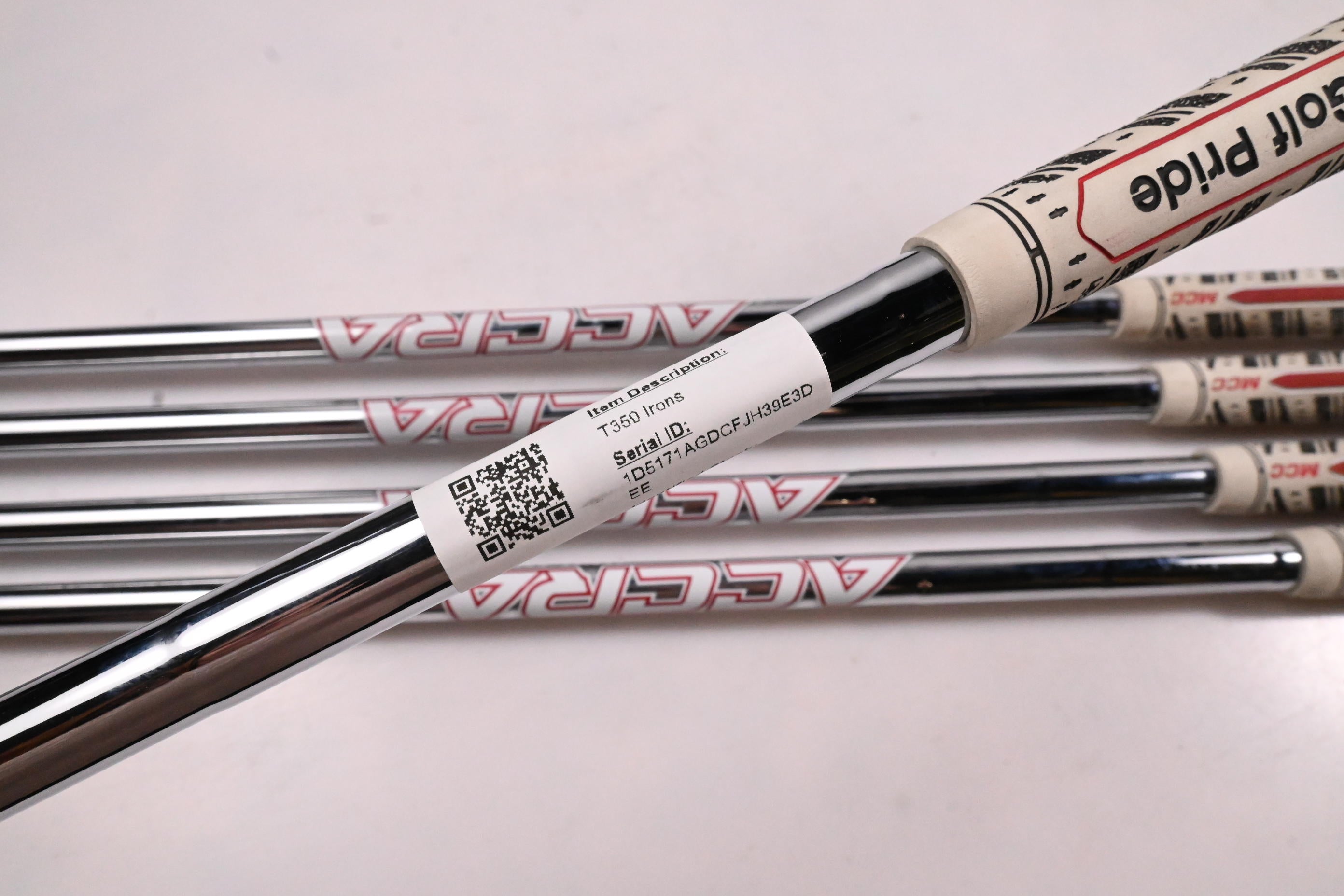 Titleist T350 Irons / 6-PW / X-Flex Accra iSeries 120 Shafts