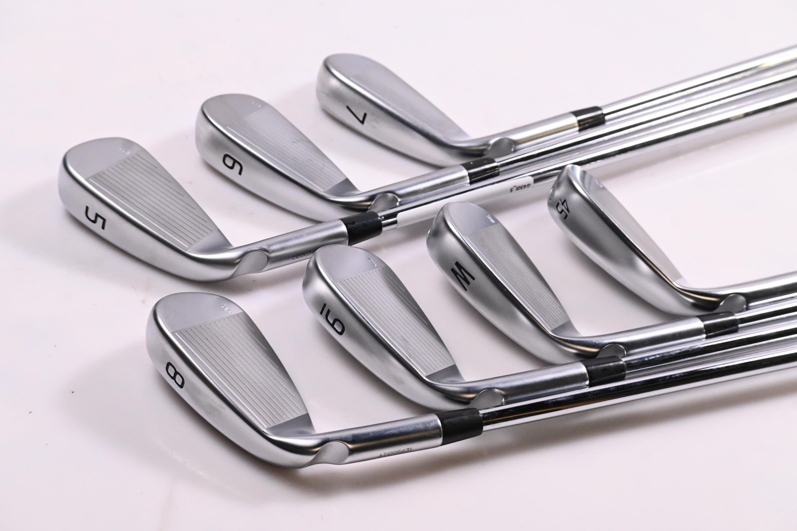 Ping G430 Irons / 5-PW+45° / Blue Dot / Regular Flex Ping AWT 2.0 Shafts