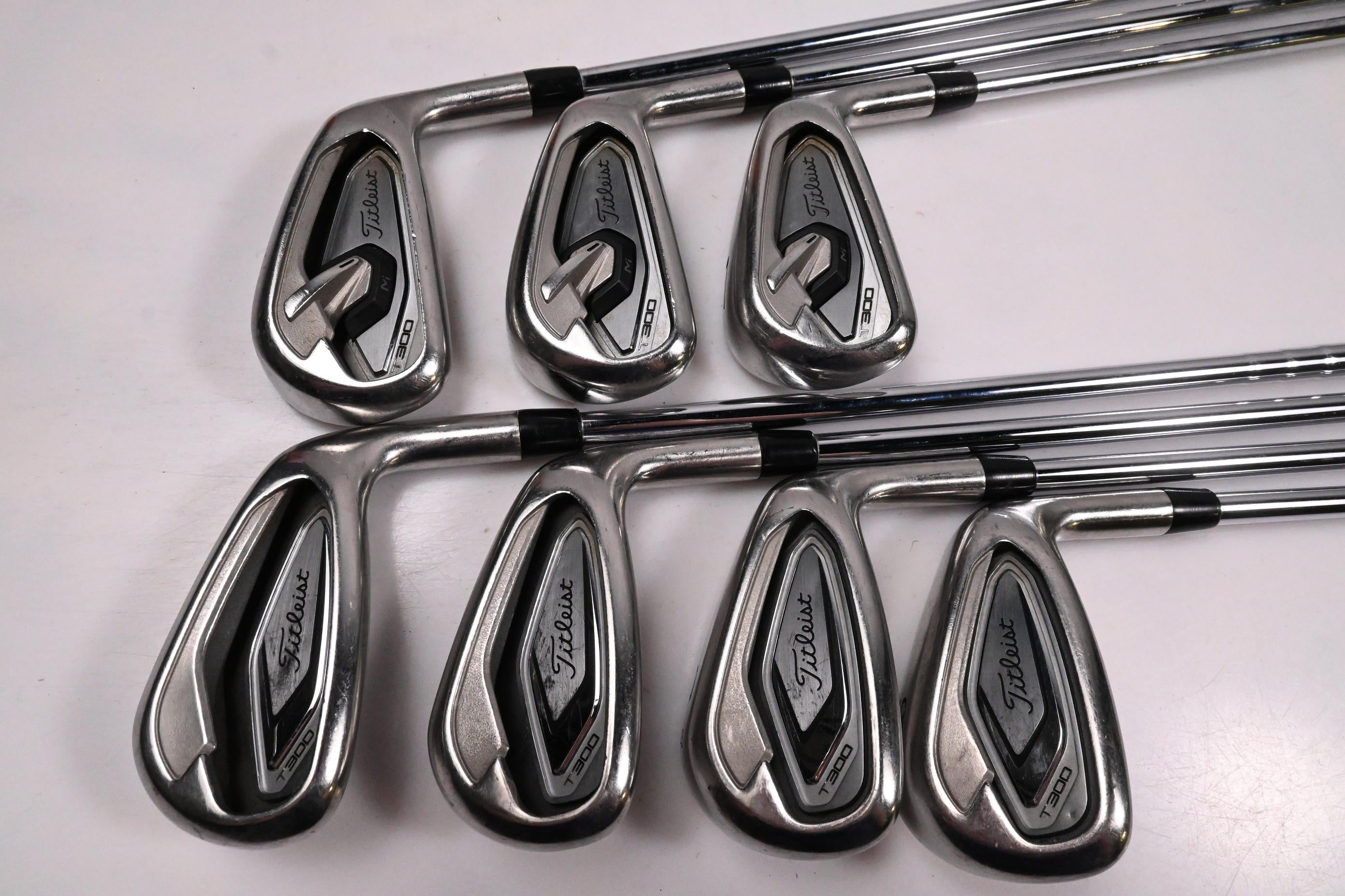 Titleist T300 2019 Irons / 5-PW+48° / Stiff Flex AMT Black S300 Shafts