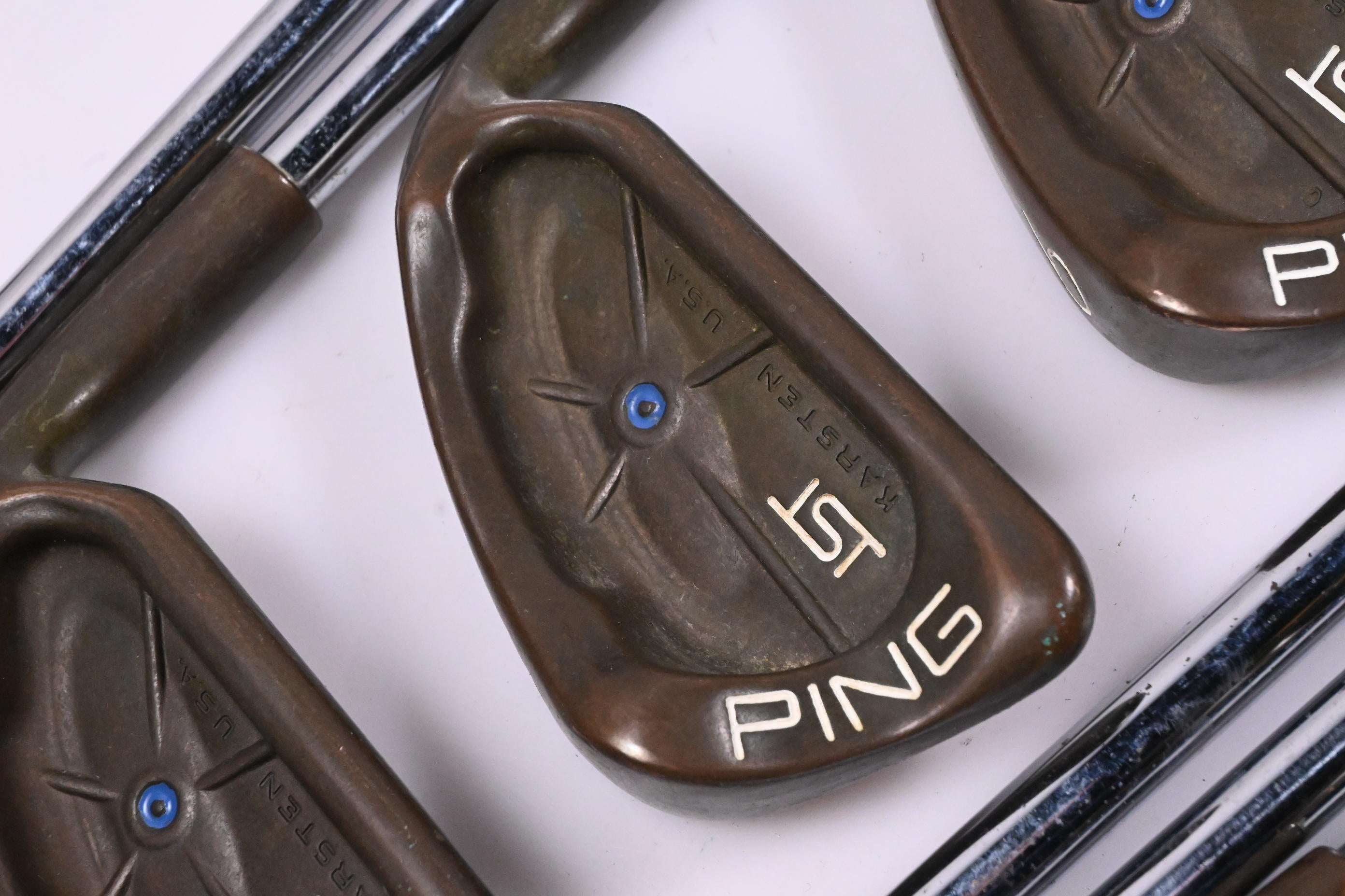 Ping ISI BeCu Irons / 3-PW+SW / Blue Dot / Stiff Flex Ping JZ Shafts