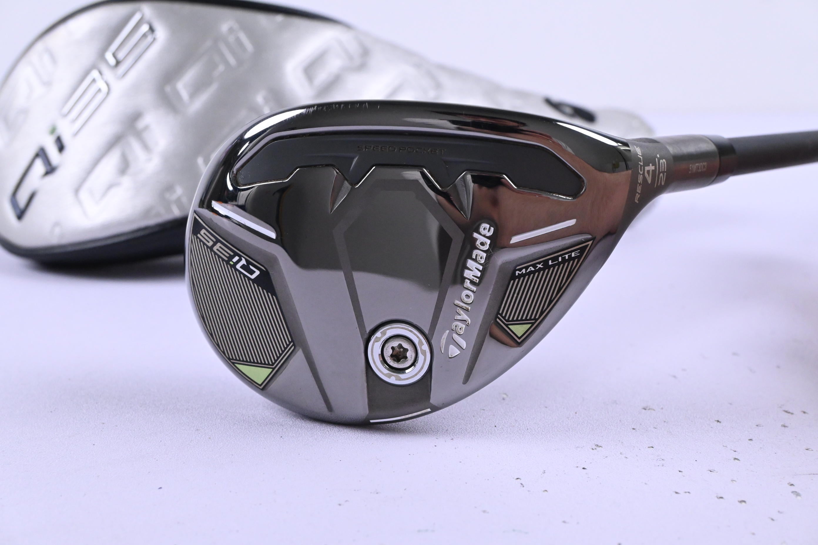 Taylormade Qi35 Max Lite #4 Hybrid / 23 Degree / Regular Flex Vanquish 5 Shaft