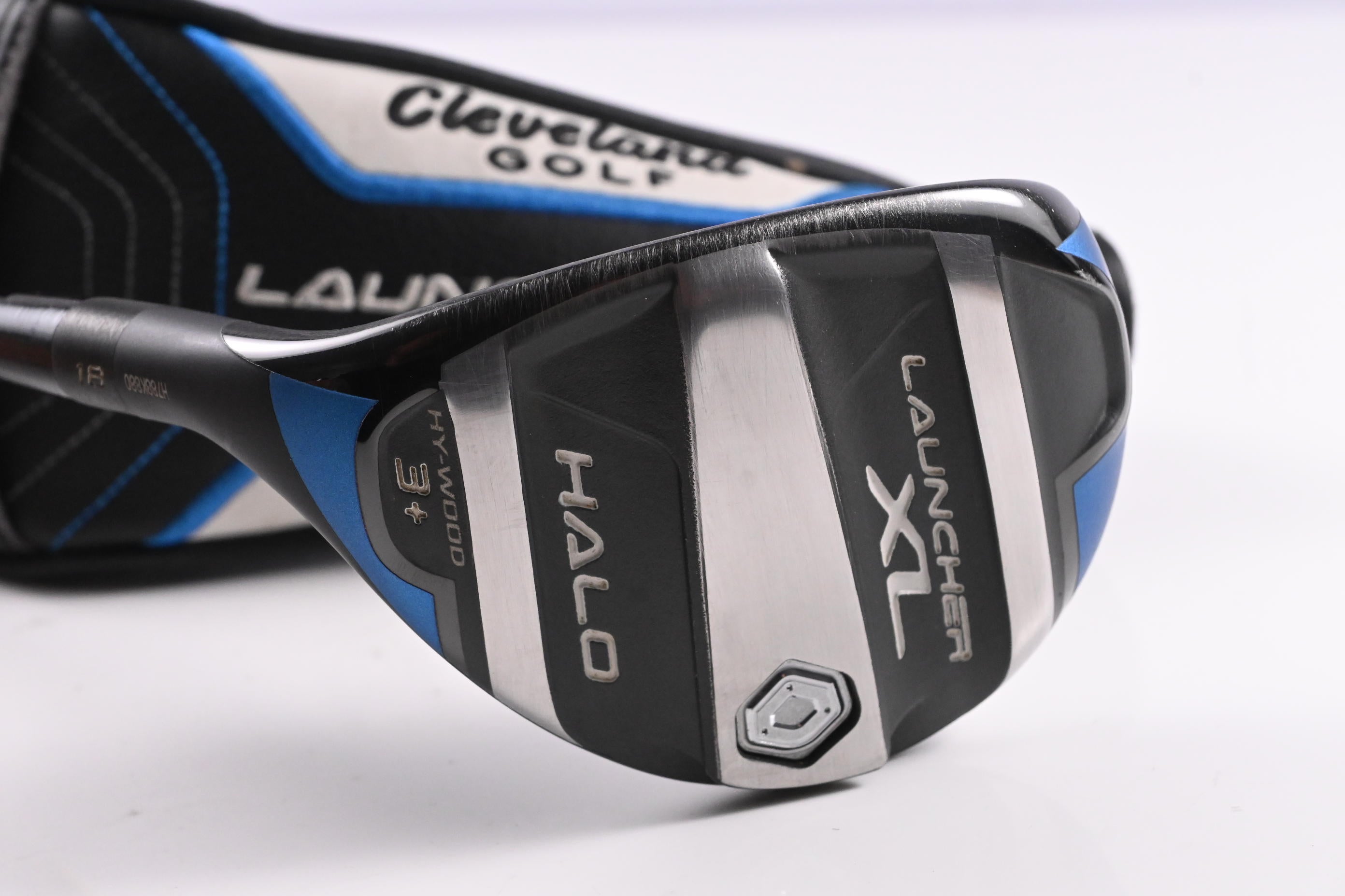 Left Hand Cleveland Launcher XL Halo #3 Hybrid / 18 Degree / Stiff flex Cypher