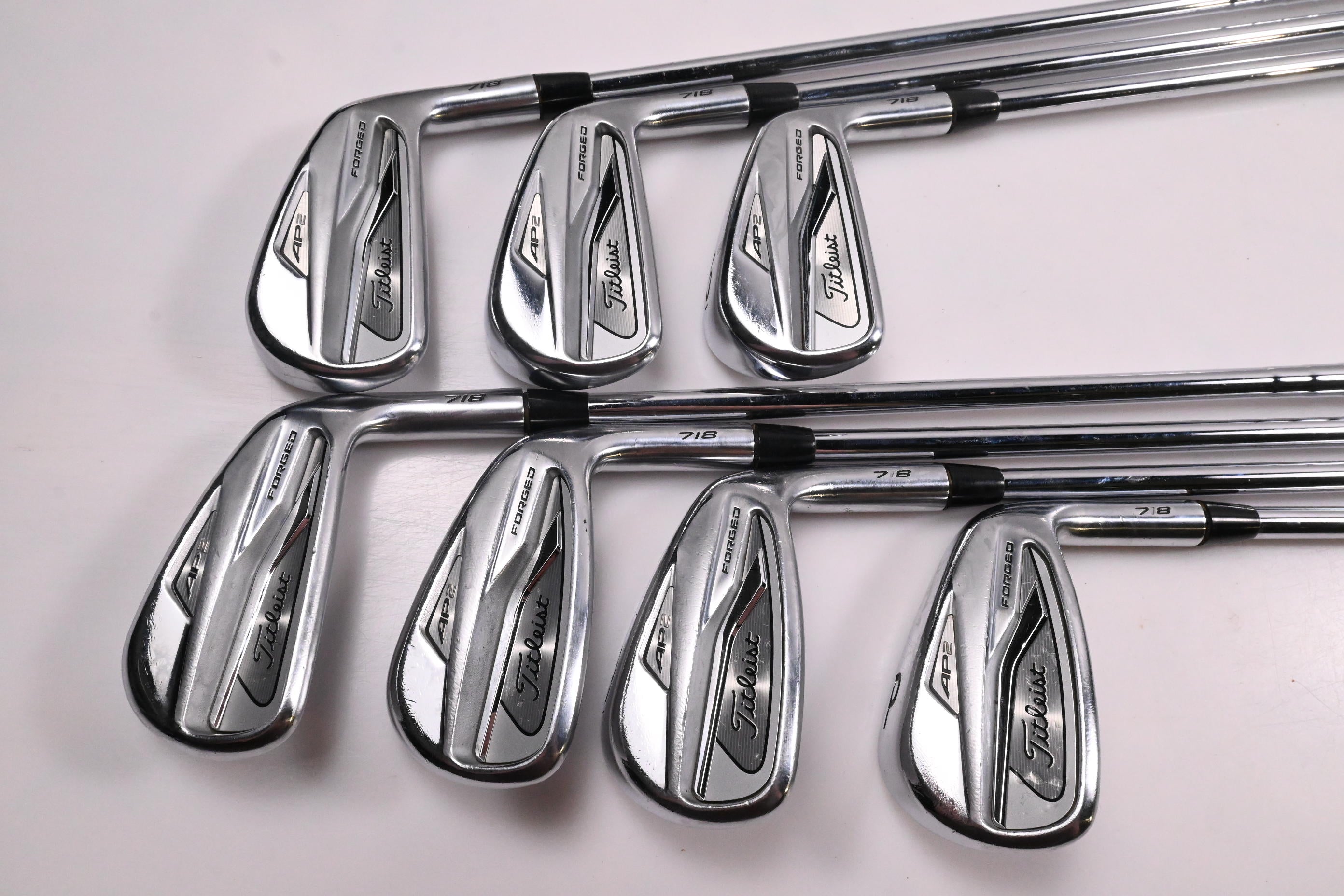Titleist 718 AP2 Irons / 4-PW / Regular Flex AMT Red R300 Shafts