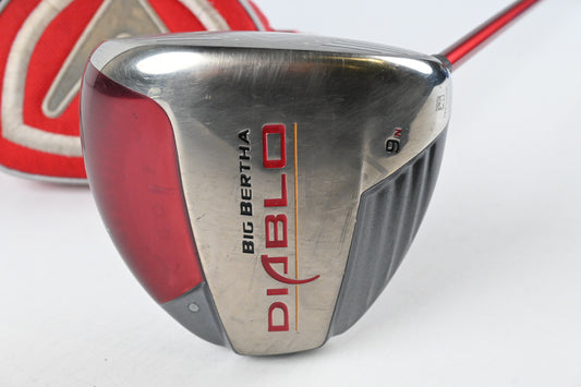Callaway Big Bertha Diablo Driver / 9 Degree / Stiff Flex Aldila DVS 65 Shaft