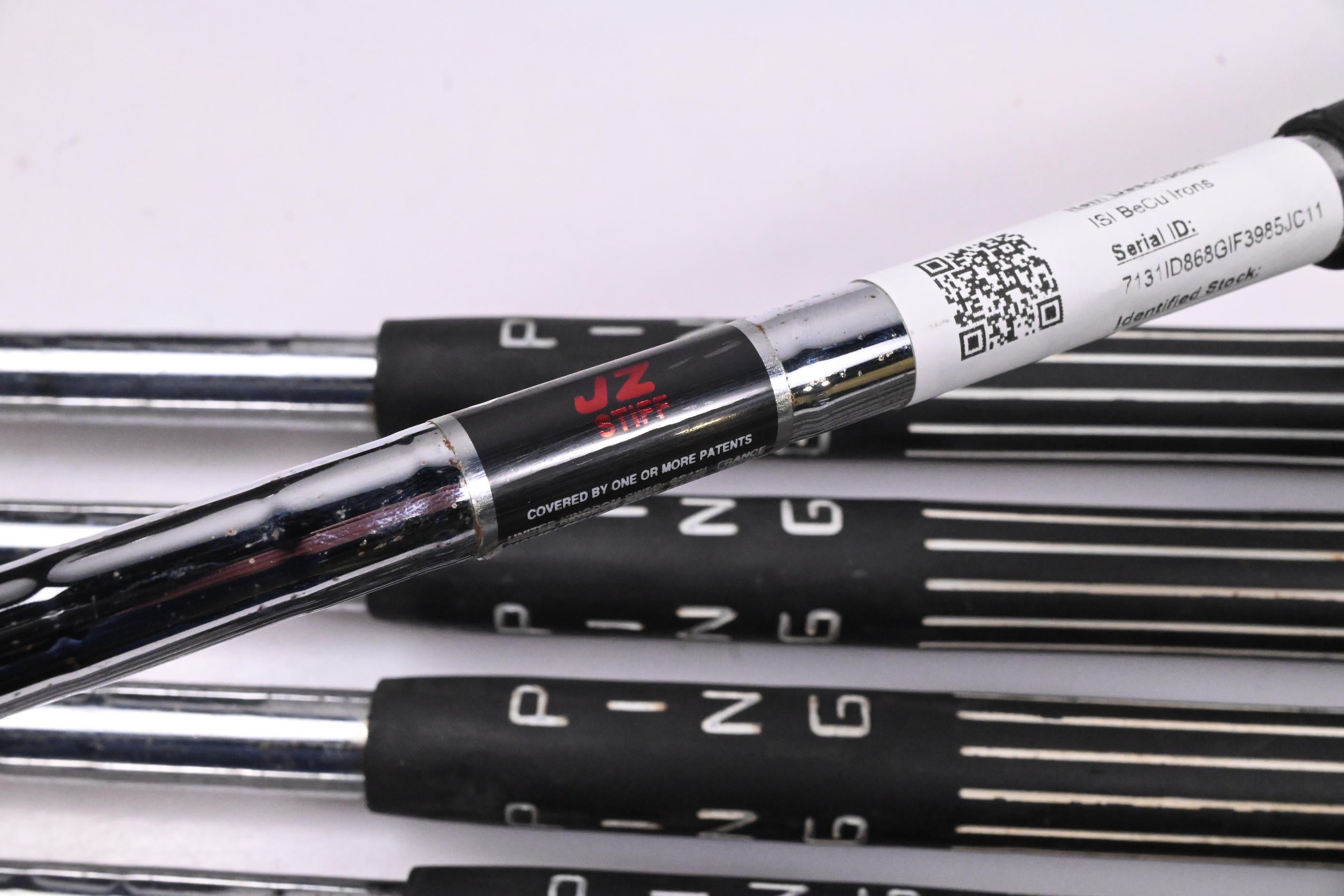 Ping ISI BeCu Irons / 3-PW+SW / Blue Dot / Stiff Flex Ping JZ Shafts