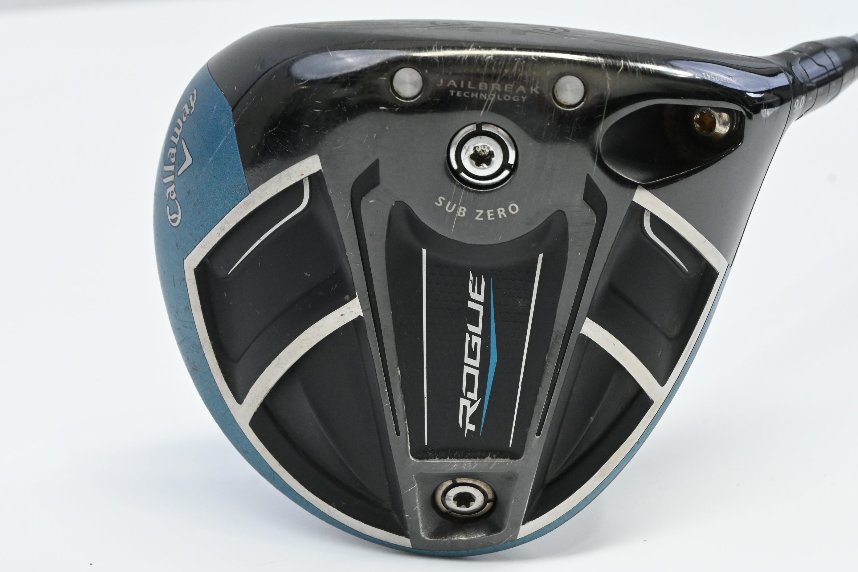 Callaway Rogue Sub Zero Driver / 9 Degree / Senior Flex Project X Evenflow Green