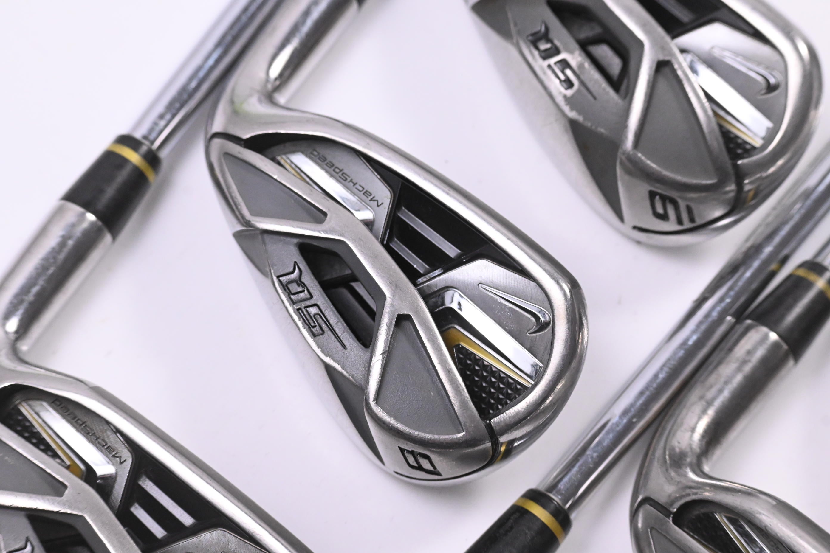 Nike SQ Machspeed Irons / 7-PW+SW+LW / Regular Flex Dynalite 90 Shafts