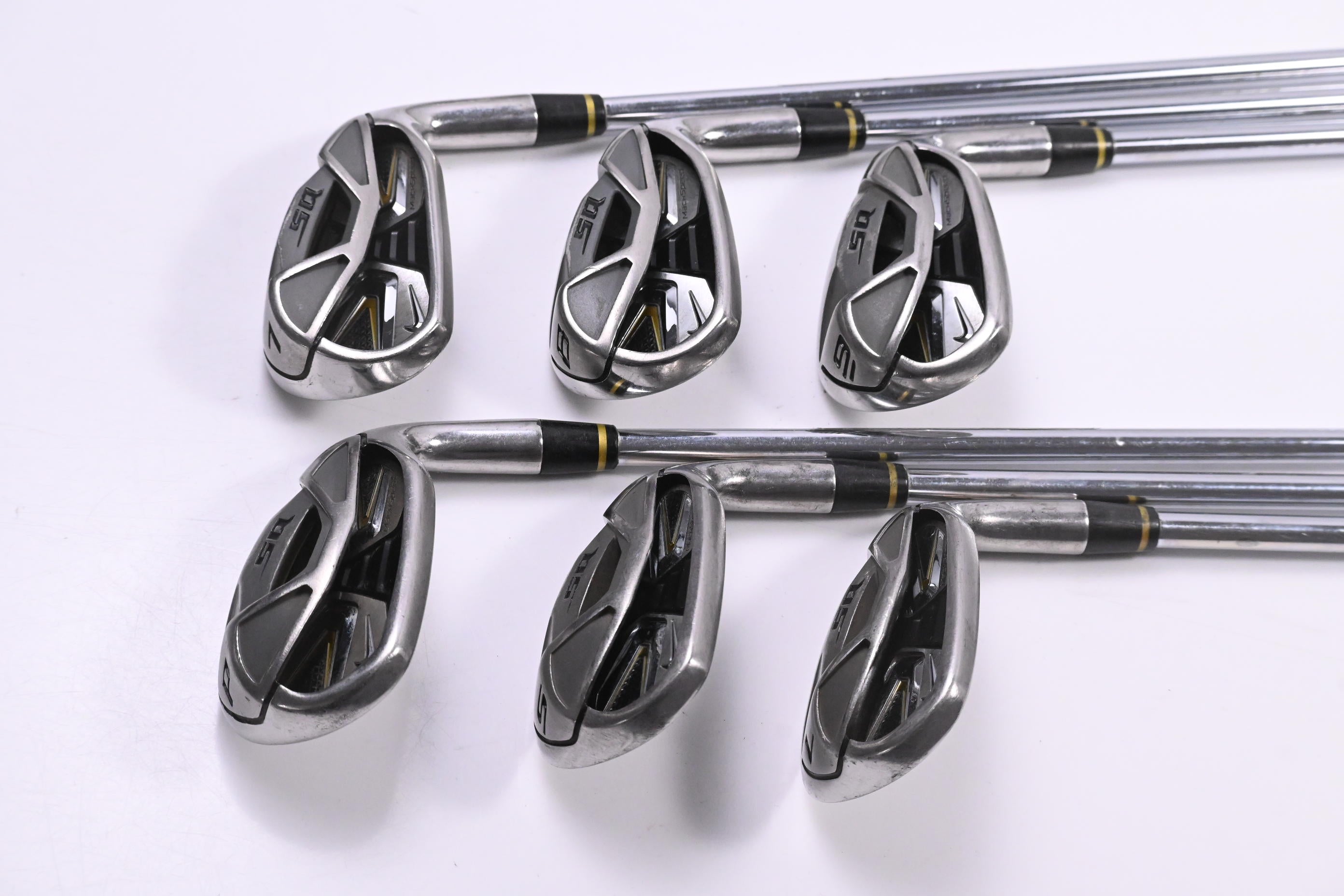 Nike SQ Machspeed Irons / 7-PW+SW+LW / Regular Flex Dynalite 90 Shafts