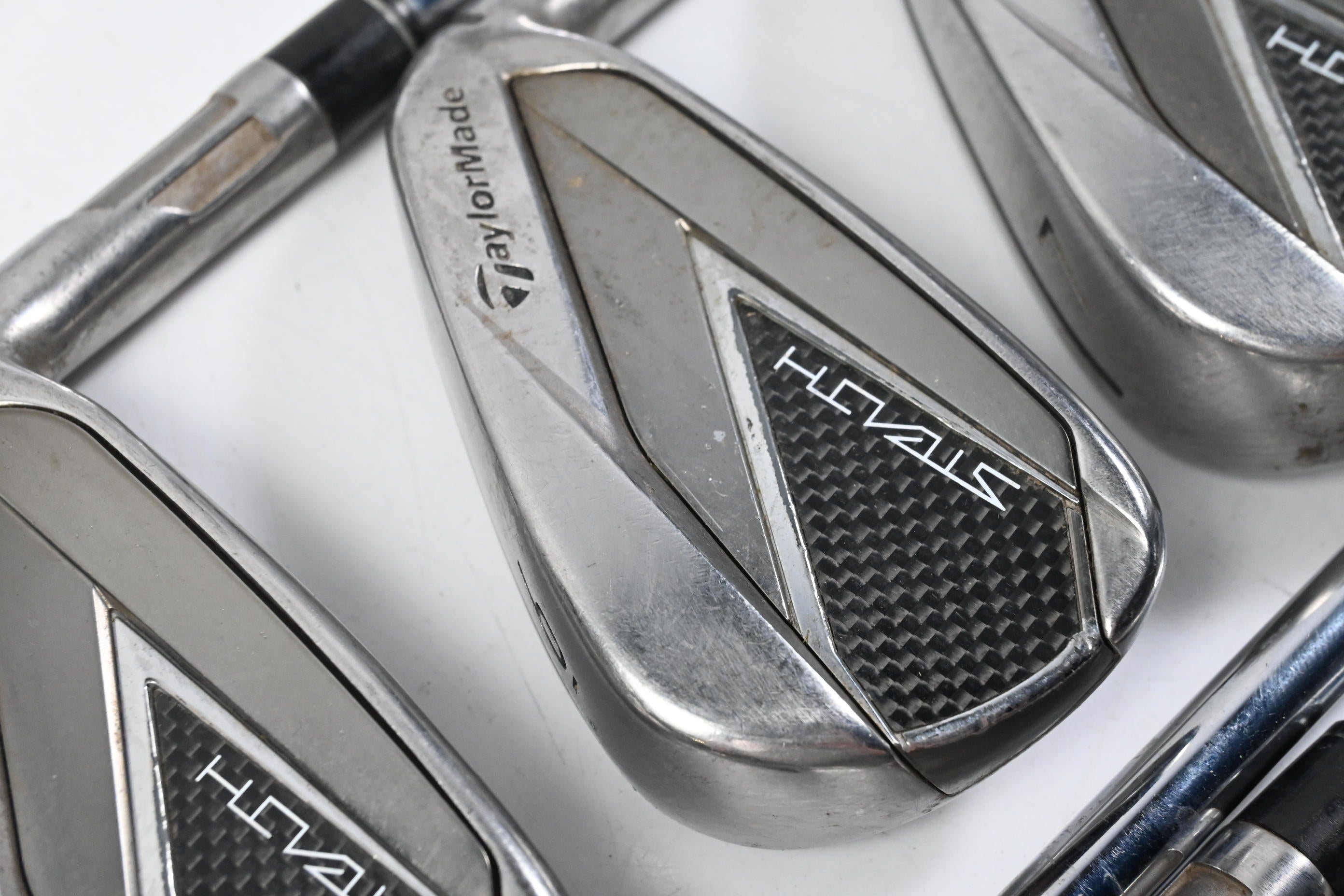 Taylormade Stealth Irons / 5-PW+SW / Stiff Flex KBS MAX MT 85 Shafts