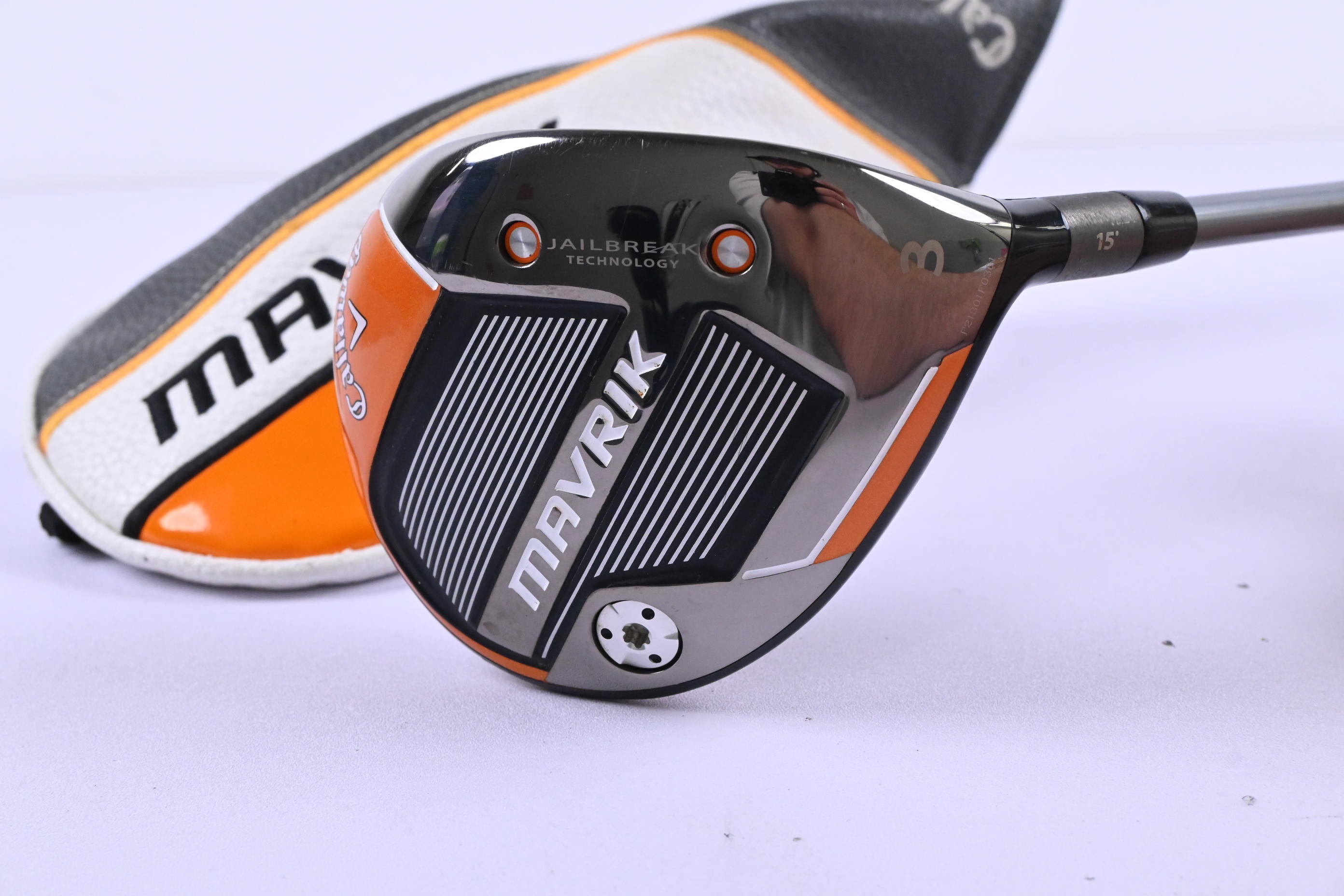 Callaway Mavrik #3 Wood / 15 Degree / Regular Flex HZRDUS T800 65 Shaft