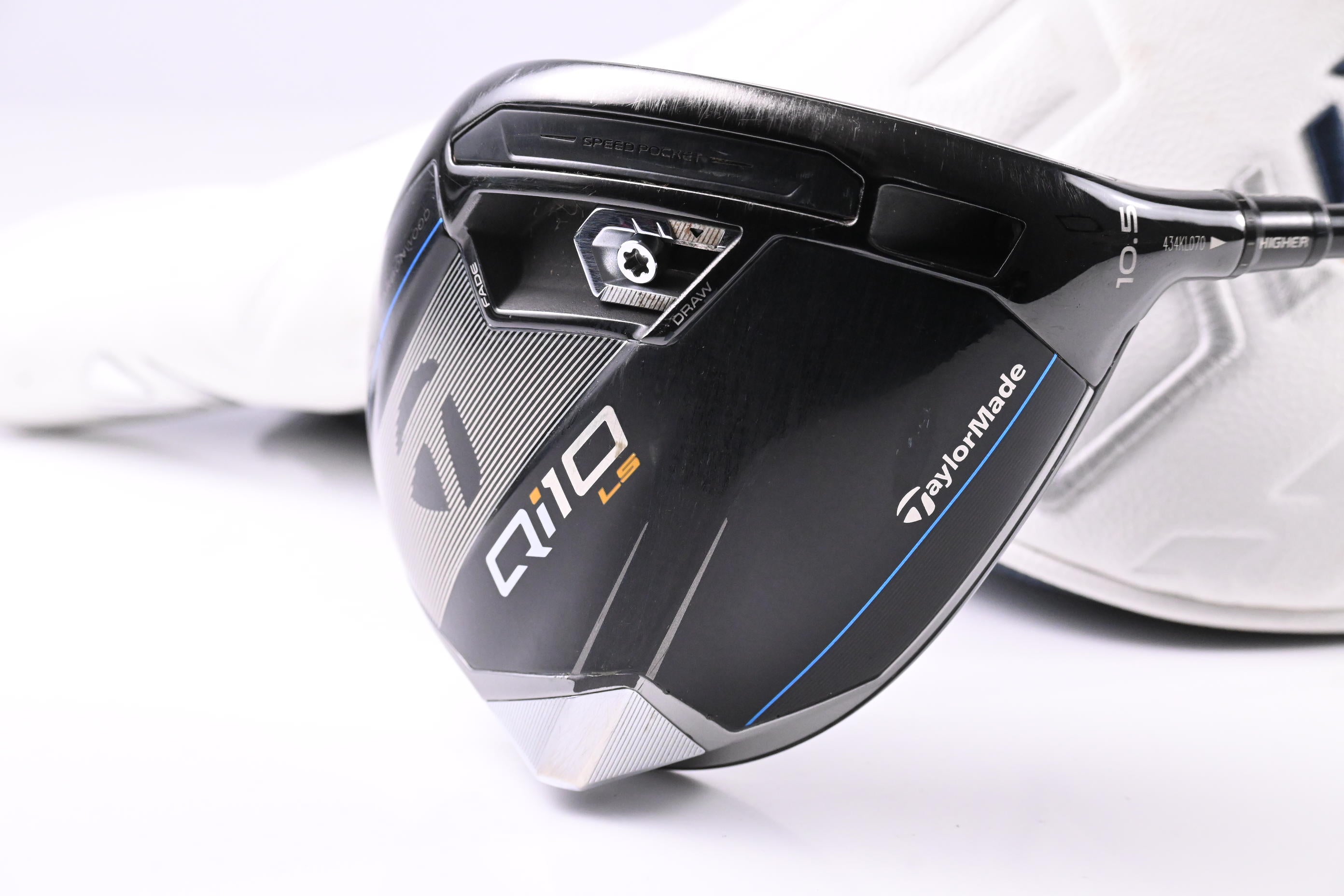 Taylormade Qi10 LS Driver / 10.5 Degree / Stiff Flex Fujikura Ventus TR Blue 5