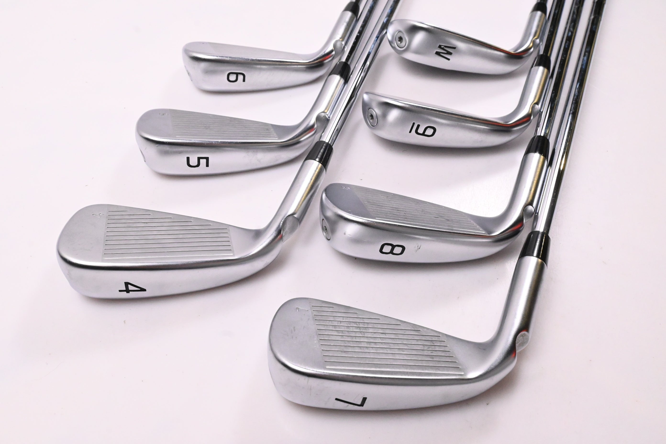 Ping G430 Irons / 4-PW / Blue Dot / Stiff Flex Ping AWT 2.0 Shafts