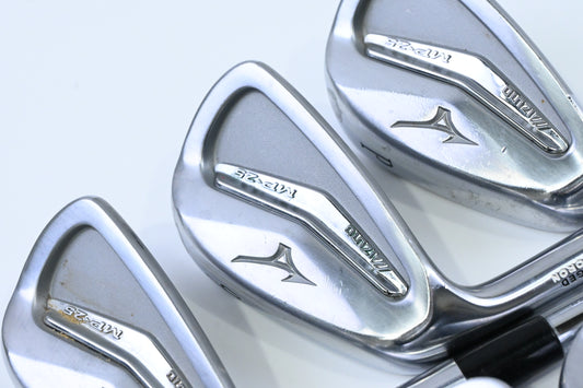Left Hand Mizuno MP-25 Irons / 4-PW / Regular Plus Flex Project X Rifle Shafts