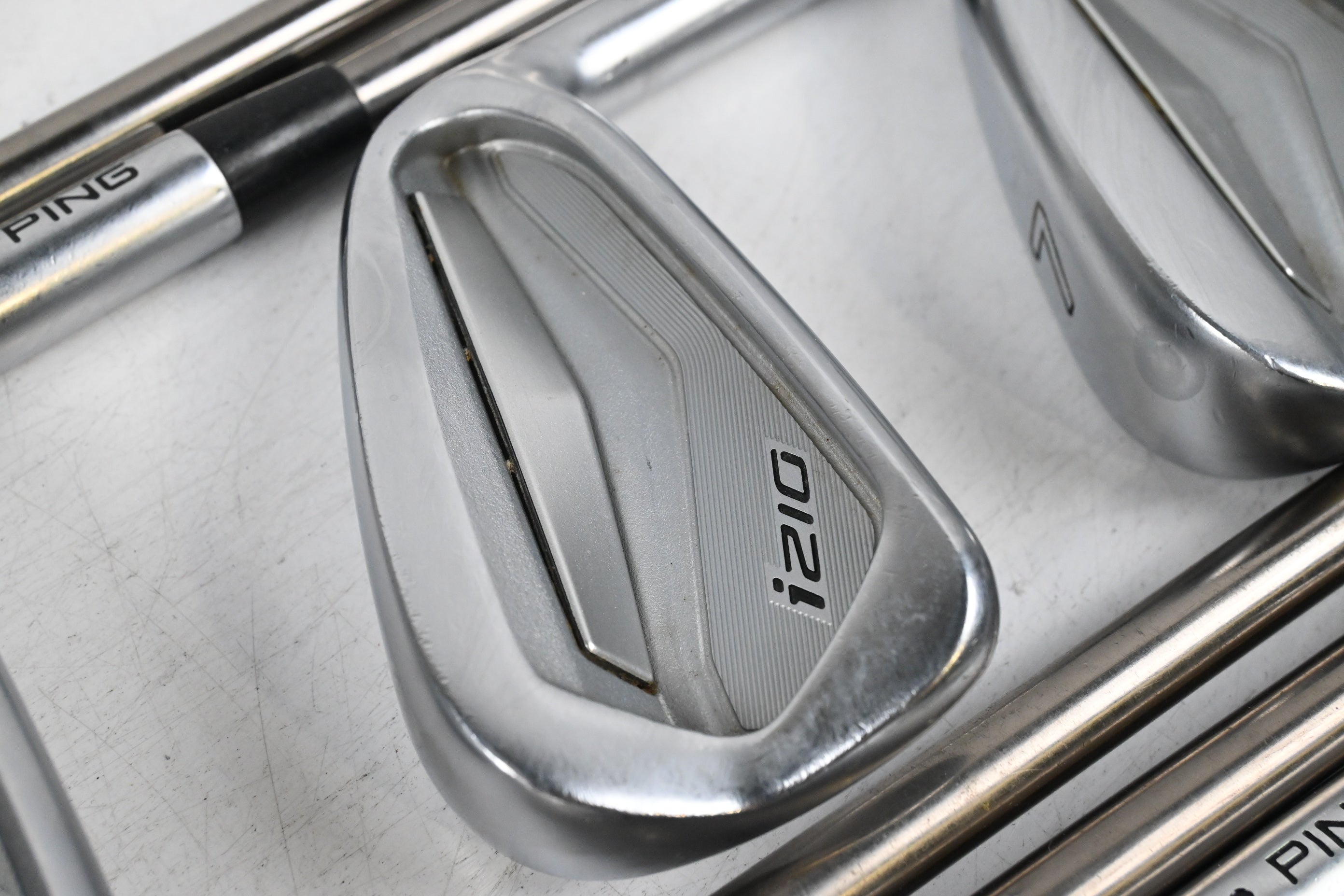 Ping i210 Irons / 4-PW+GW / Black Dot / Regular Flex UST Mamiya Recoil ES 780 Shafts
