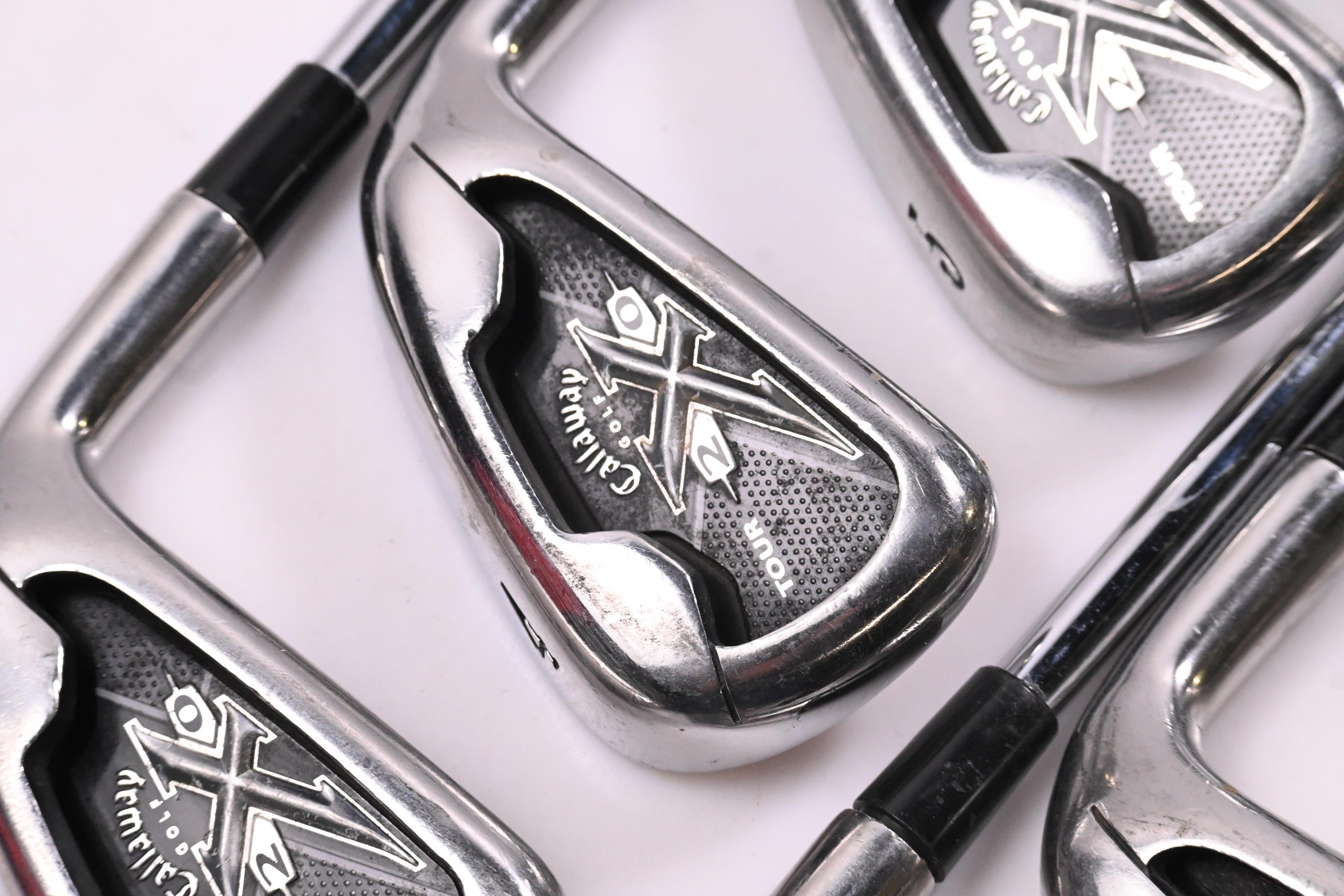 Callaway X-20 Tour Irons / 3-PW / Stiff Flex Project X Shafts / 2.5'' Longer