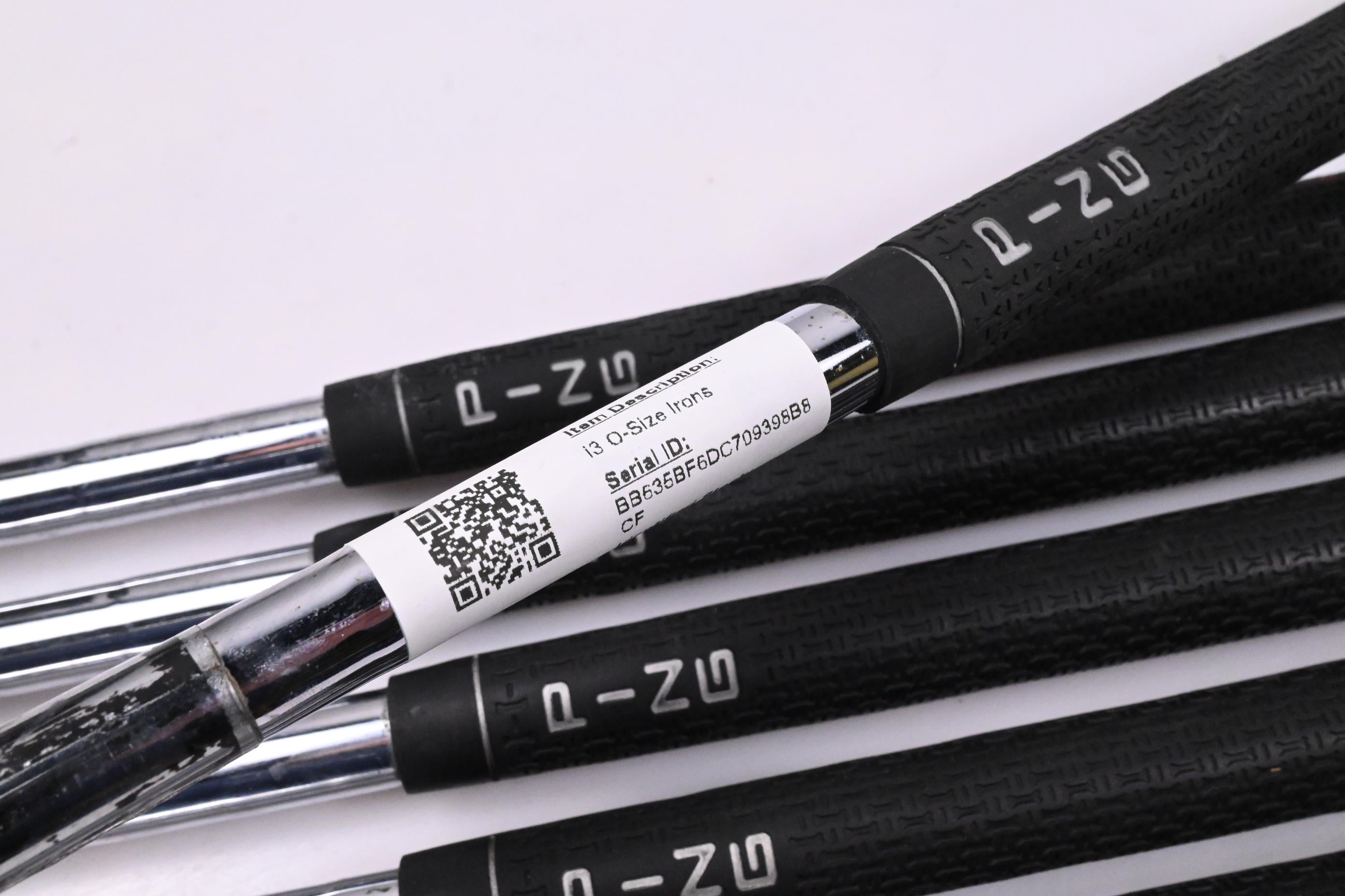 Ping i3 O-Size Irons / 4-PW+SW / Black Dot / Stiff Flex Ping JZ Shafts