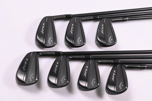 Callaway Apex Ti Fusion Irons / 5-PW+GW / Regular Flex MMT 70 Shafts
