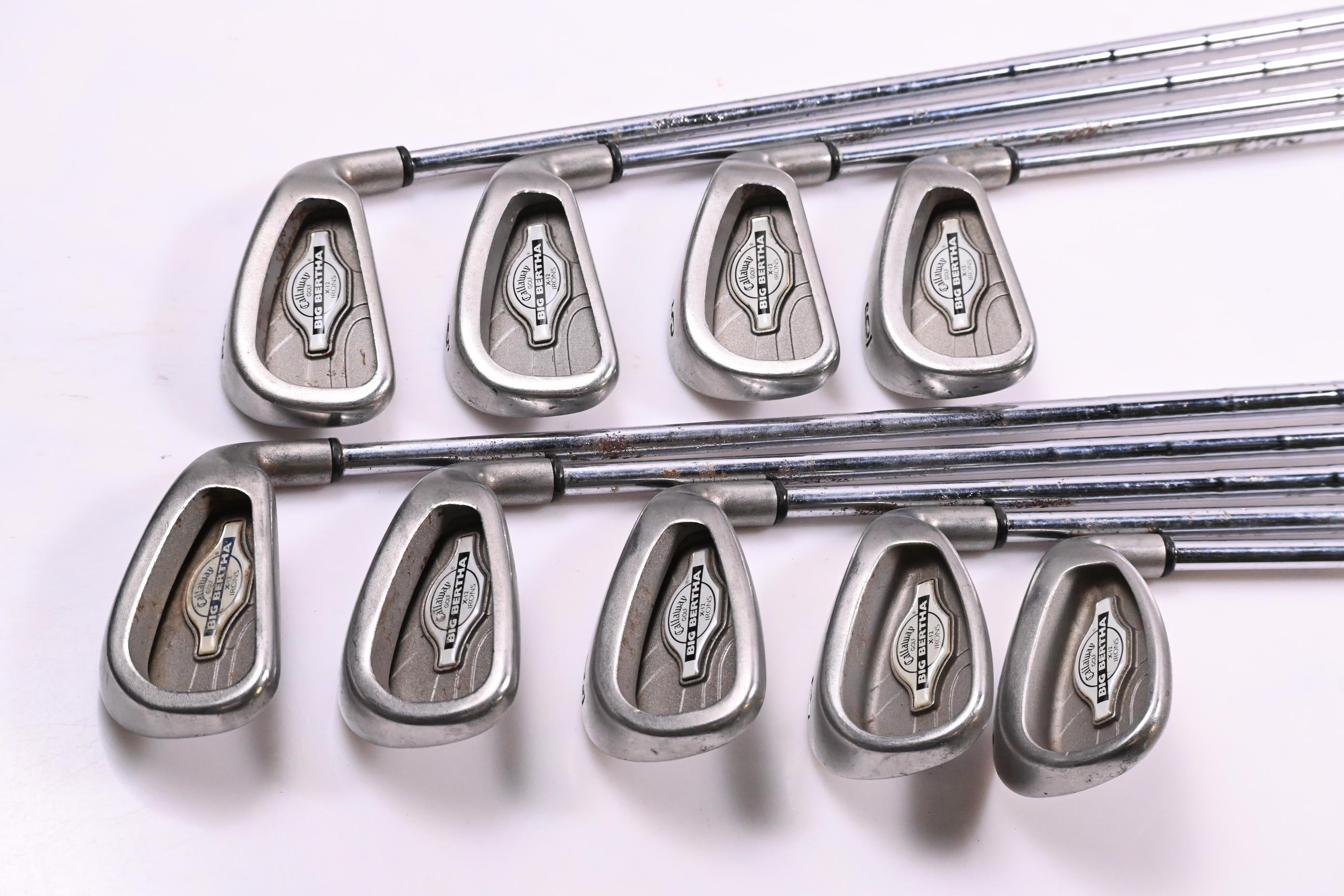 Callaway X-12 Irons / 3-PW+SW / Regular Flex Callaway Memphis "10" 98 Shafts