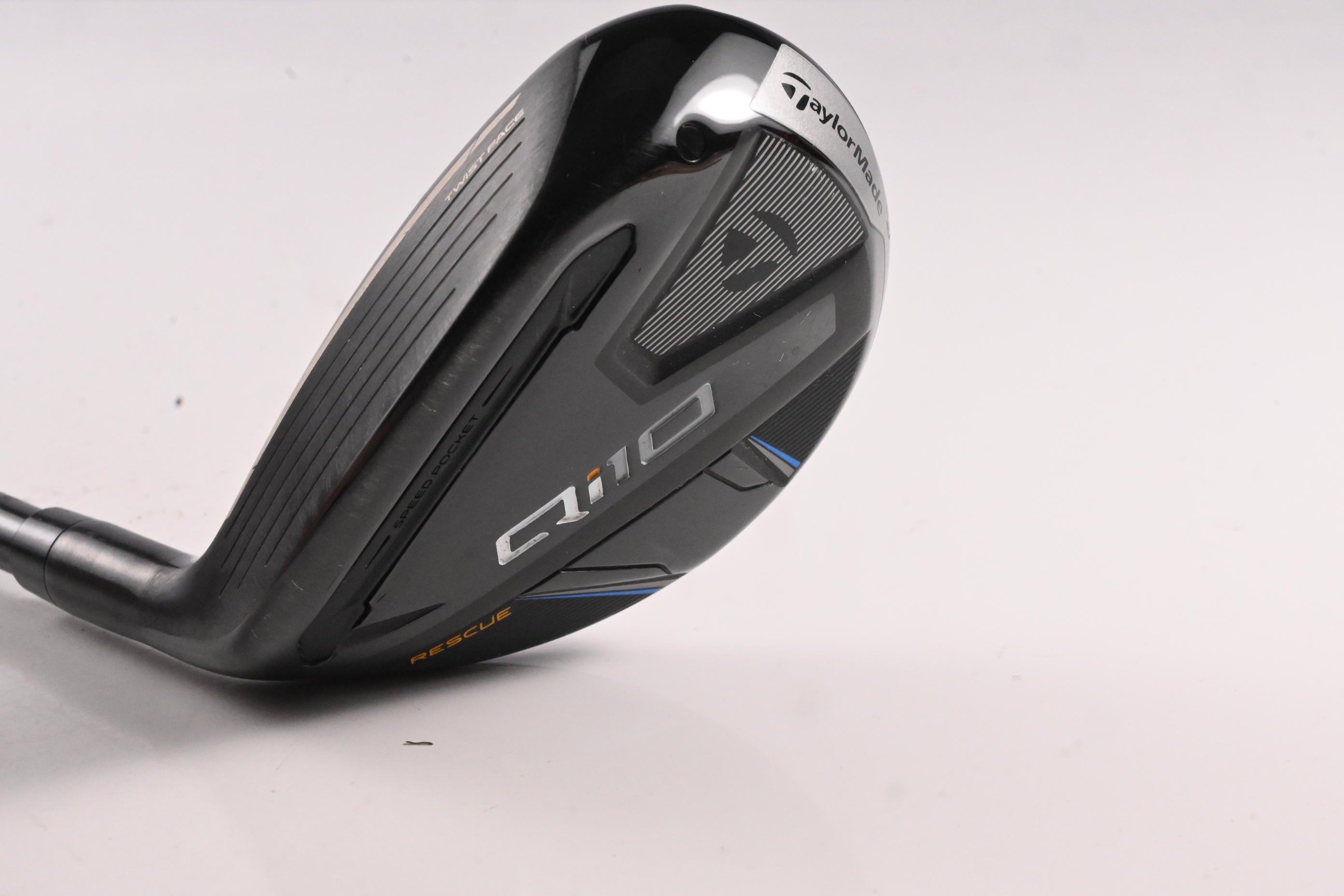Left Hand Taylormade Qi10 #4 Hybrid / 22 Degree / Regular Flex Ventus TR Blue 6