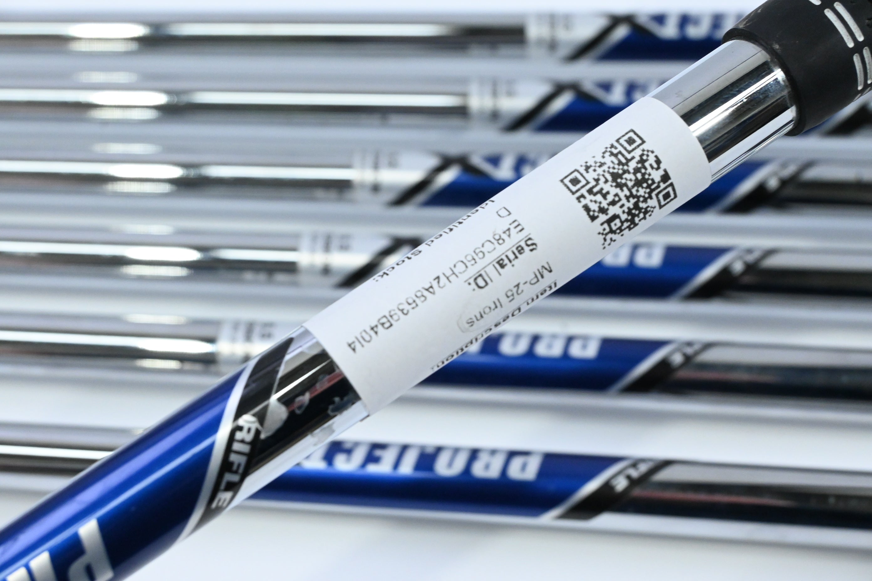 Left Hand Mizuno MP-25 Irons / 4-PW / Regular Plus Flex Project X Rifle Shafts