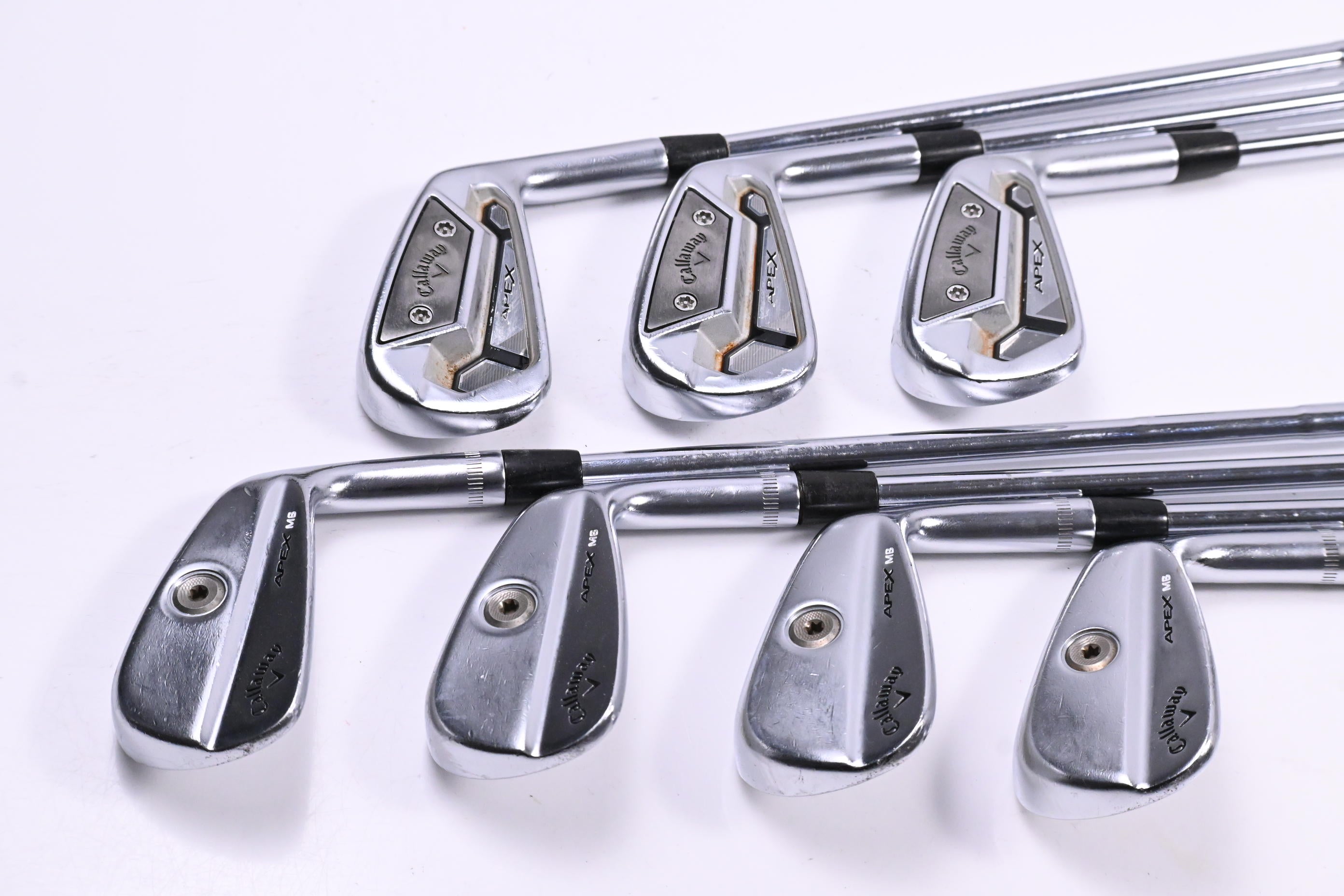 Callaway Apex TCB/MB 21 Combo Set Irons / 4-PW / X-Flex Elevate Tour Shafts