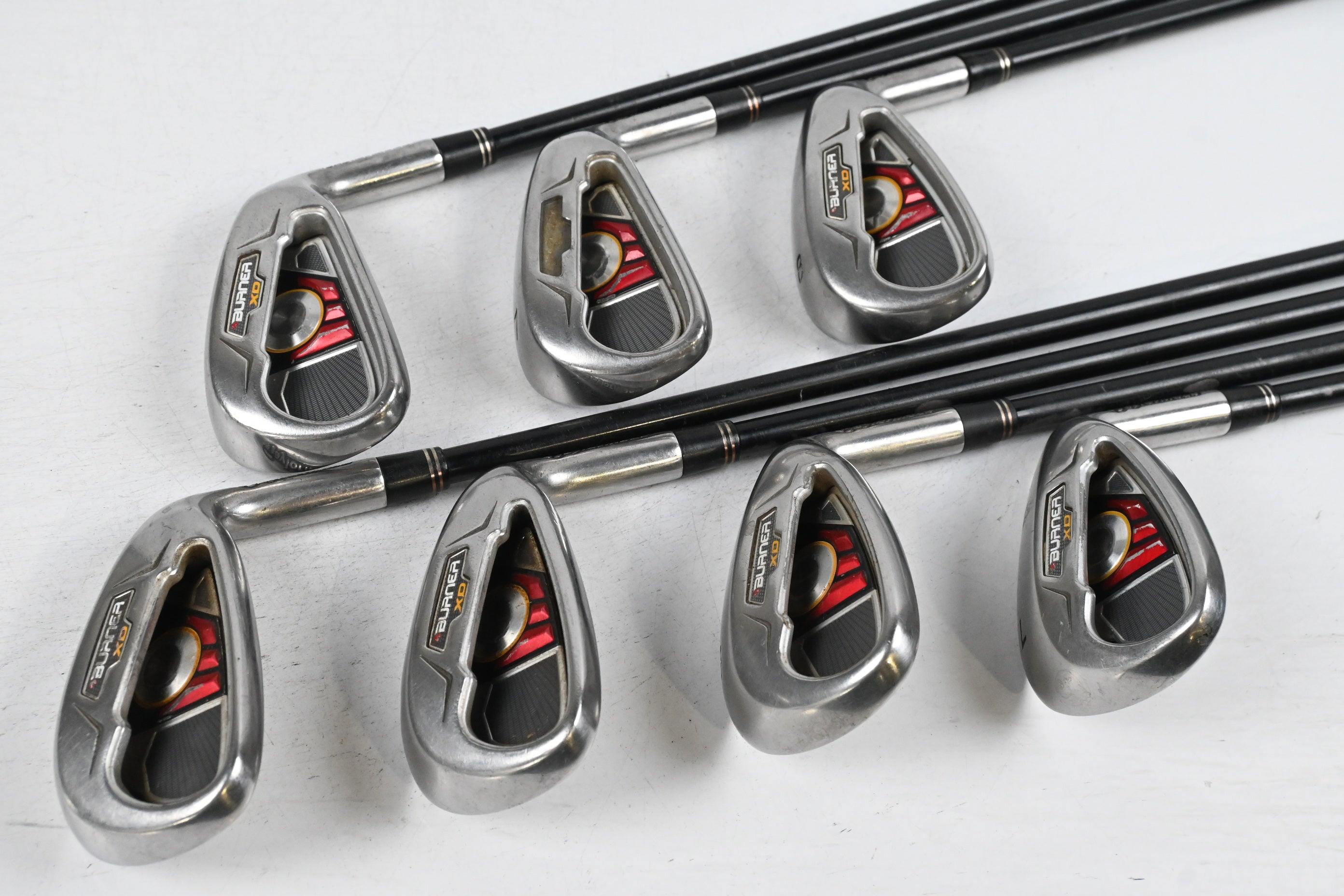 Taylormade Burner XD Irons / 6-PW+SW+LW / Regular Flex Reax Superfast 65 Shafts