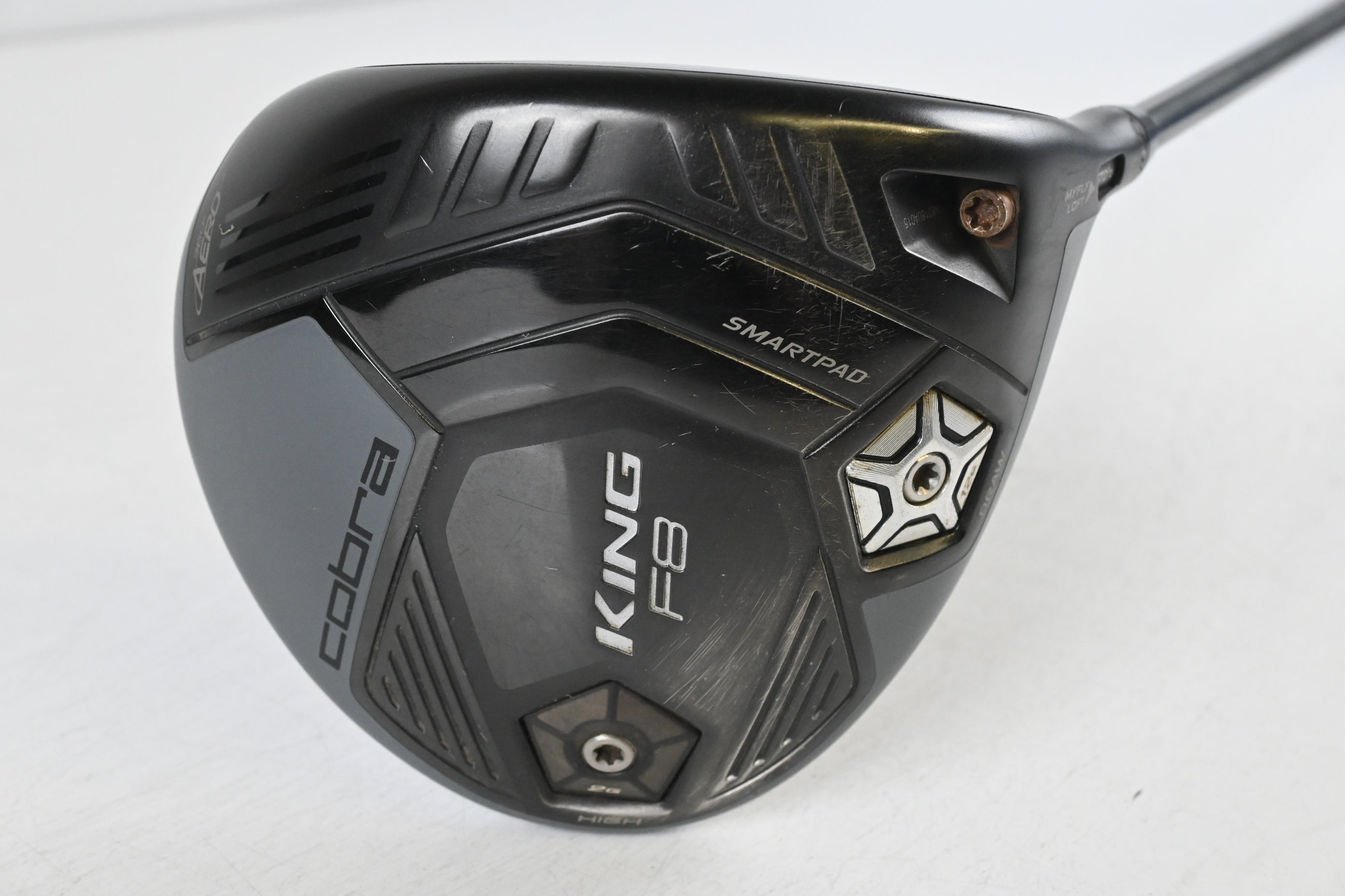 Cobra King F8 Driver / 9-12 Degree / Stiff Flex Hzrdus Smoke Black 60 Shaft