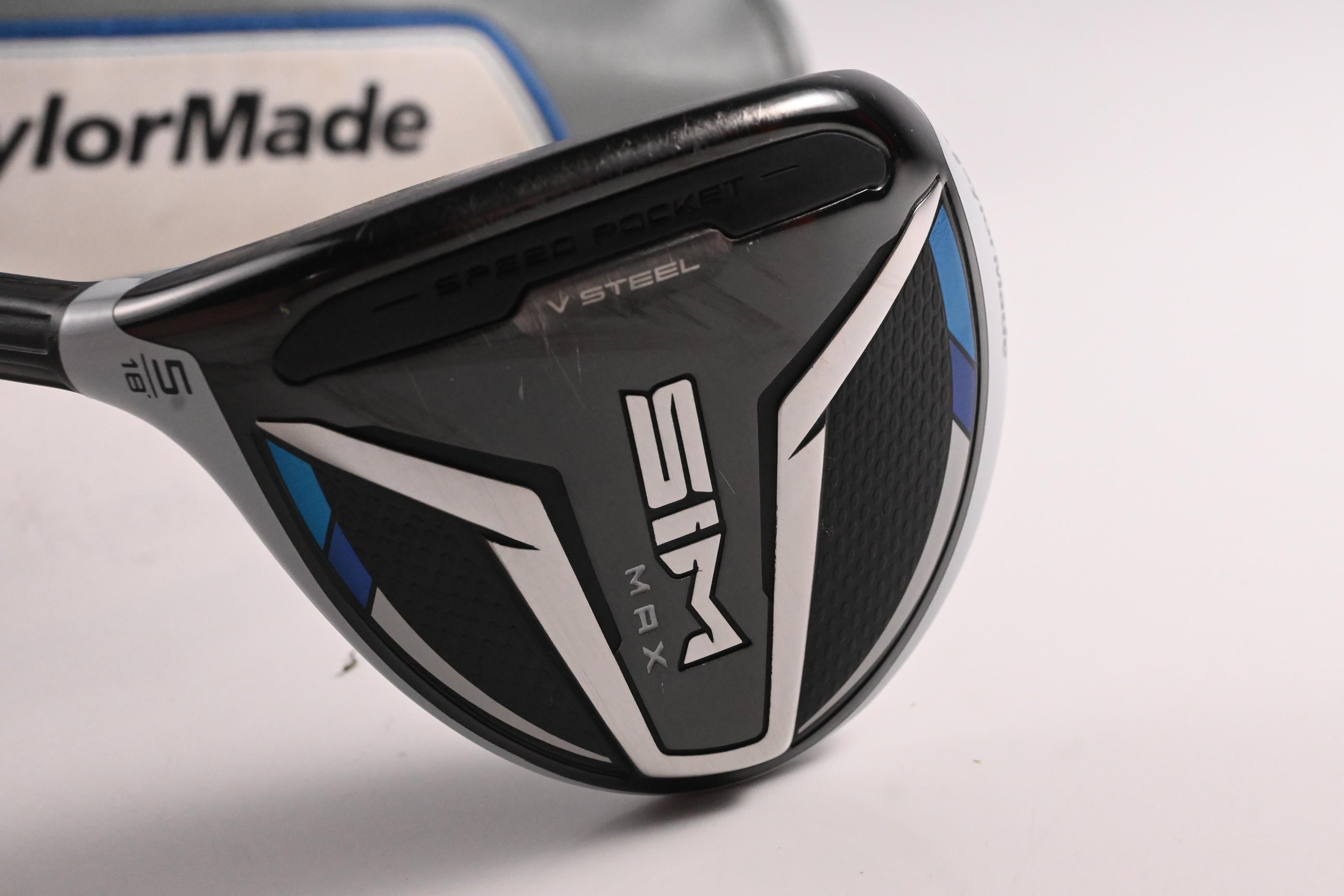 Left Hand Taylormade SIM Max #5 Wood / 18 Degree / Regular Flex Ventus Red 5