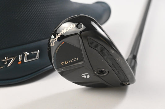 Taylormade Qi4D #4 Hybrid / 22 Degree / Regular Flex REAX By KBS White 65 Shaft