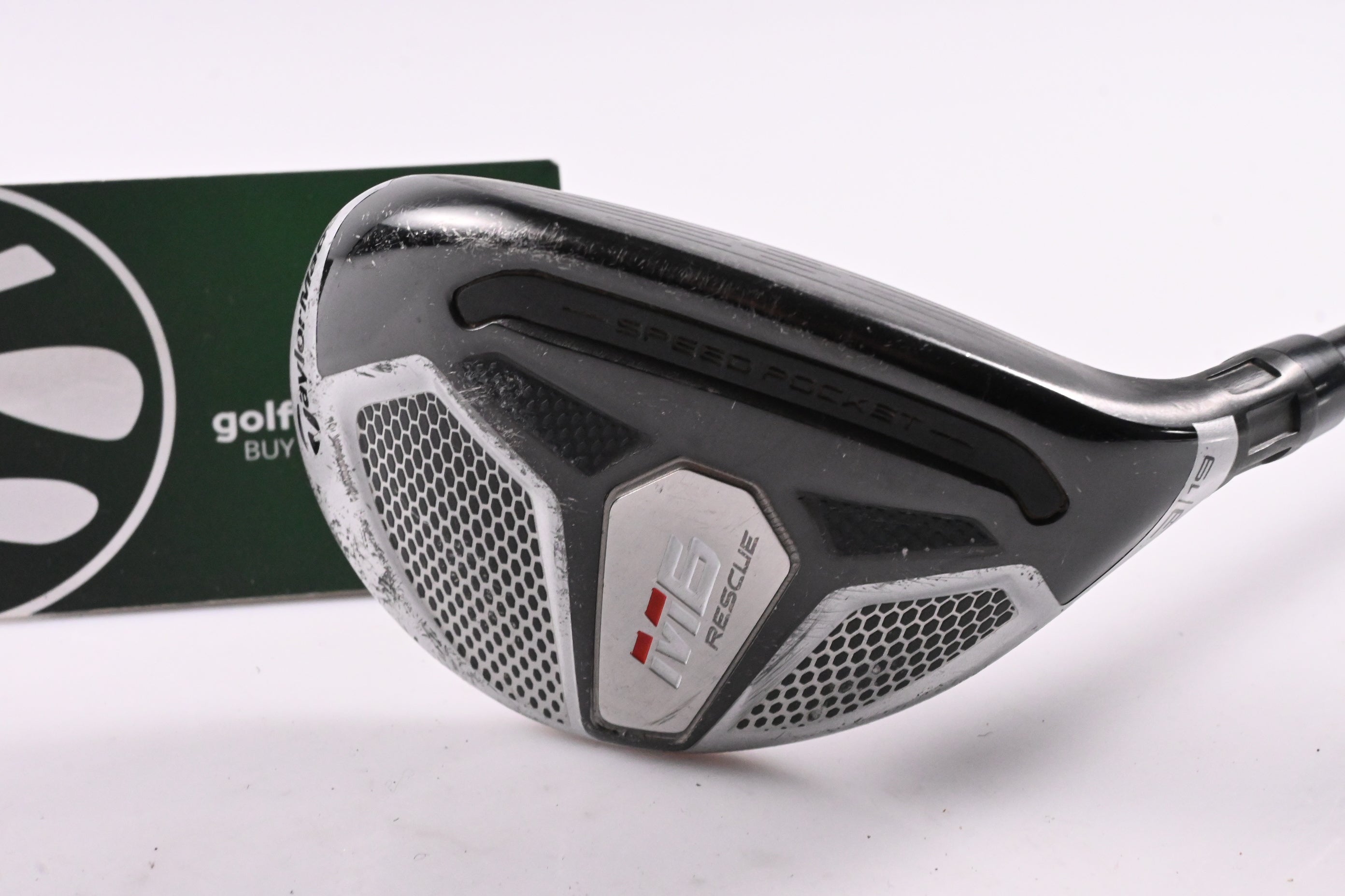 Taylormade M6 #3 Hybrid / 19 Degree / Stiff Flex Fujikura Atmos Orange 7 Shaft