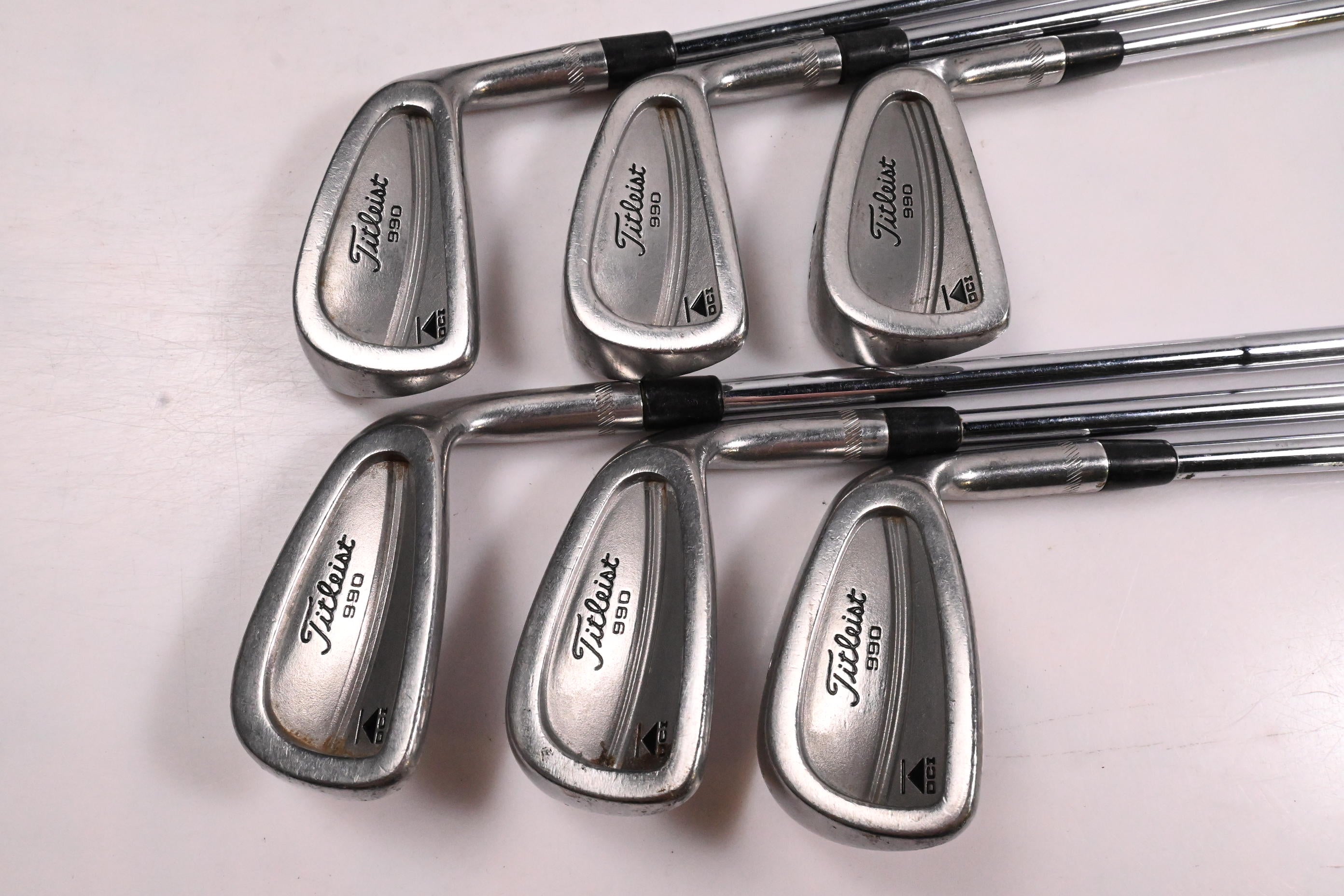Titleist DCI 990 Irons / 5-PW / Stiff Flex Dynamic Gold SensiCore S400 Shafts