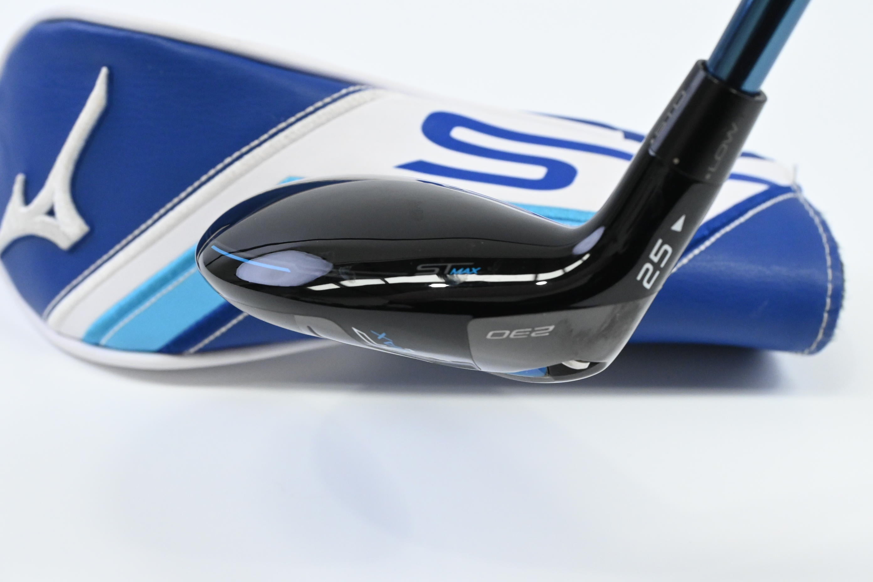 Left Hand Mizuno ST-Max 230 #5 Hybrid / 25 Degree / Regular Flex UST Lin-Q Blue