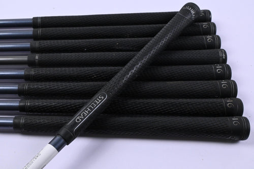 Left Hand Callaway X-16 Irons / 3-PW+SW / Regular Flex System CW 75 Shafts