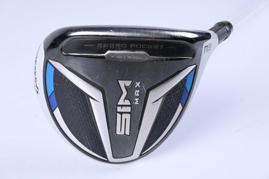 Taylormade SIM Max #3 Wood / 15 Degree / Stiff Flex Aldila RIP NV 65 Shaft