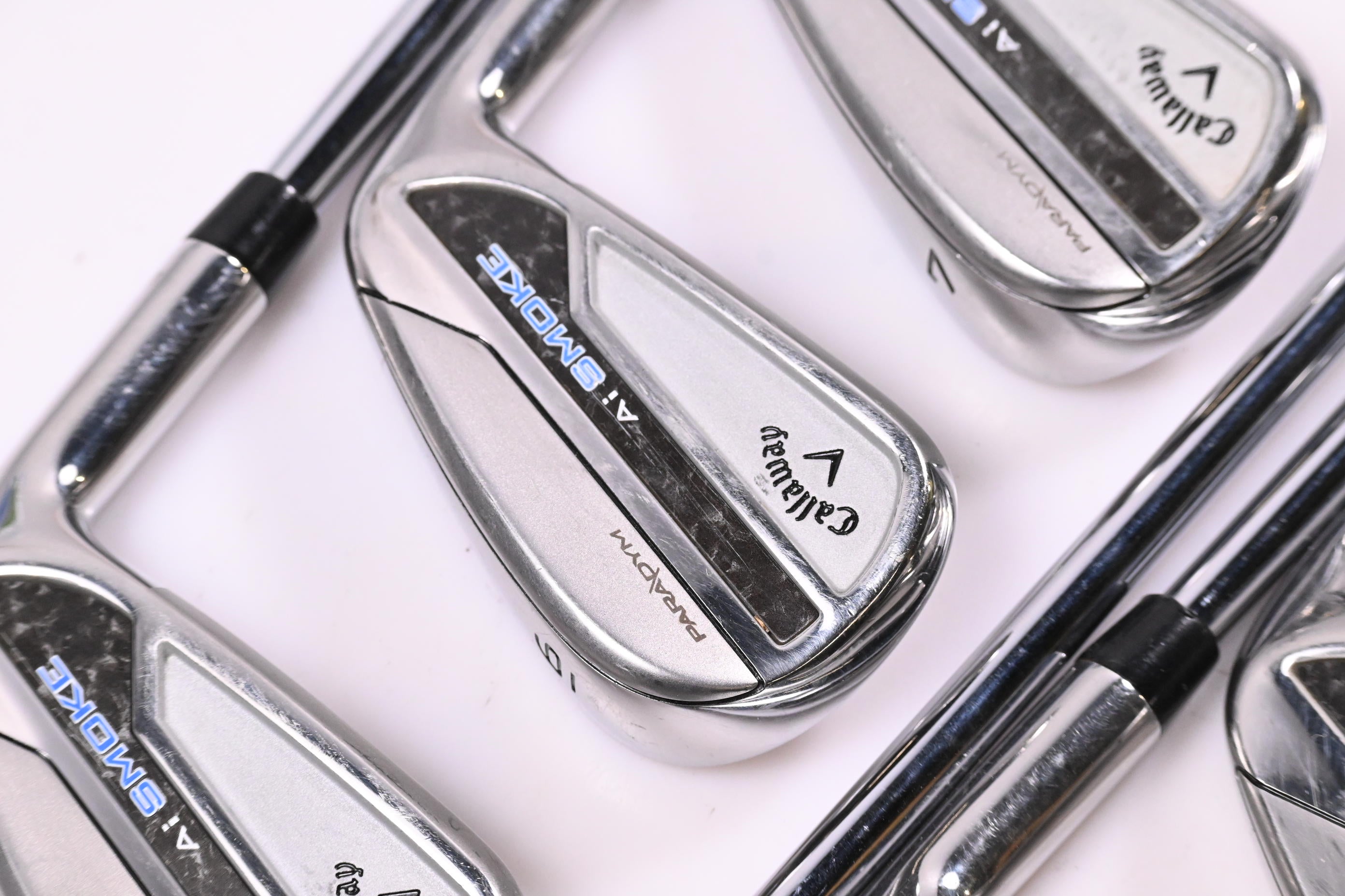Callaway Paradym Ai Smoke Irons / 5-PW+GW / Stiff Flex Elevate MPH 95 Shafts