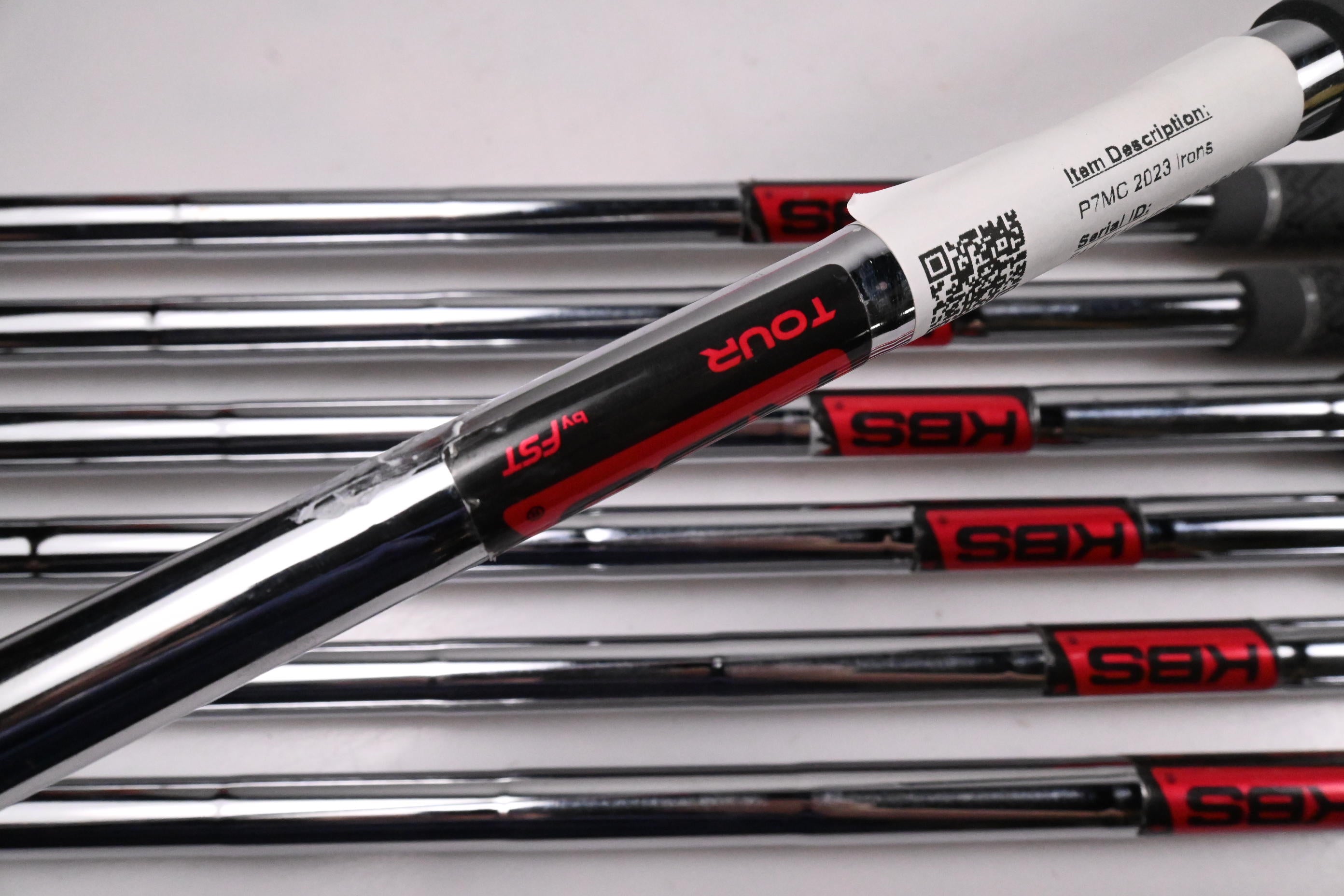 Taylormade P7MC 2023 Irons / 4-PW / Stiff Flex KBS Tour Shafts