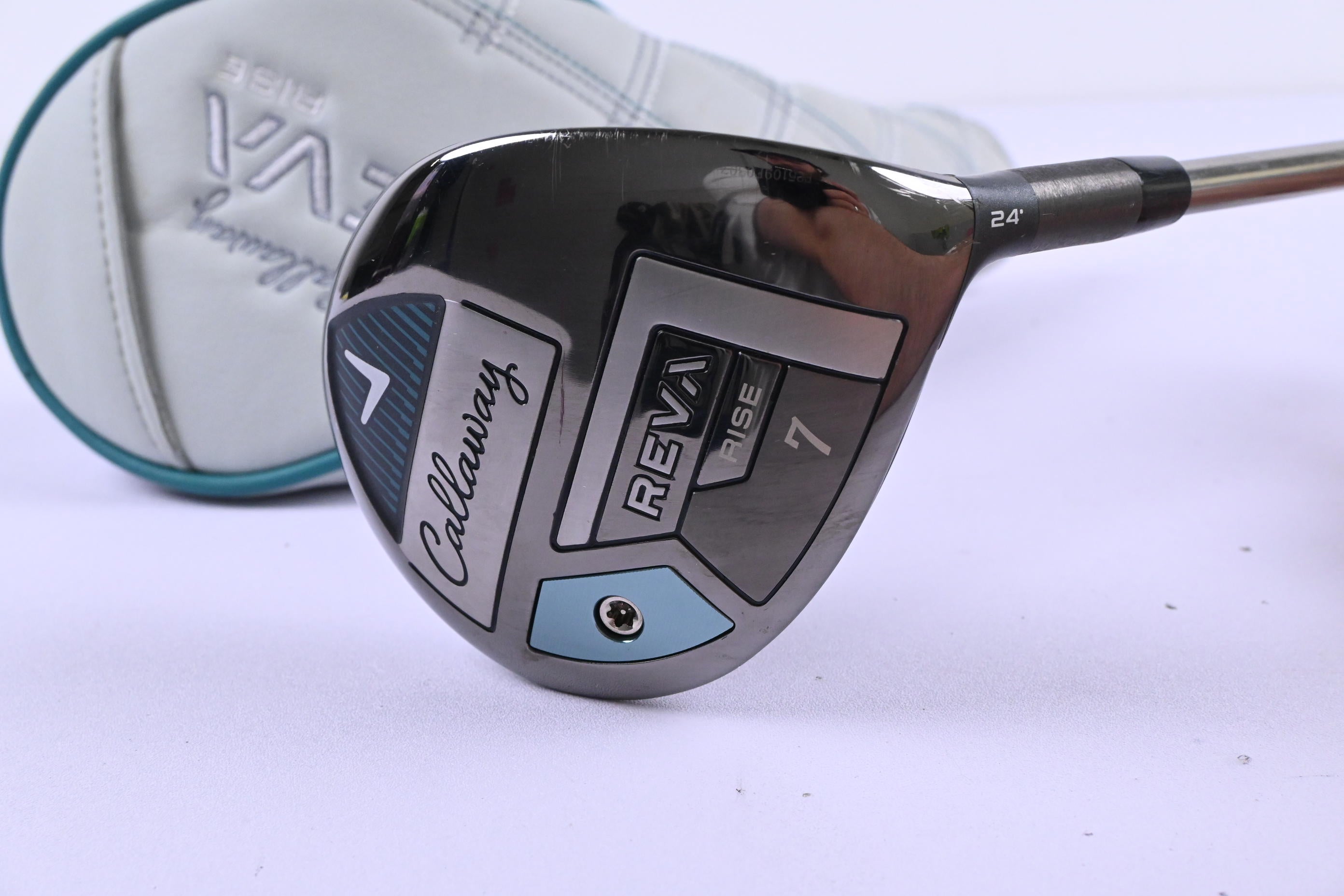 Ladies Callaway Reva Rise #7 Wood / 24 Degree / Ladies Flex LIN-Q LTE 4 Shaft