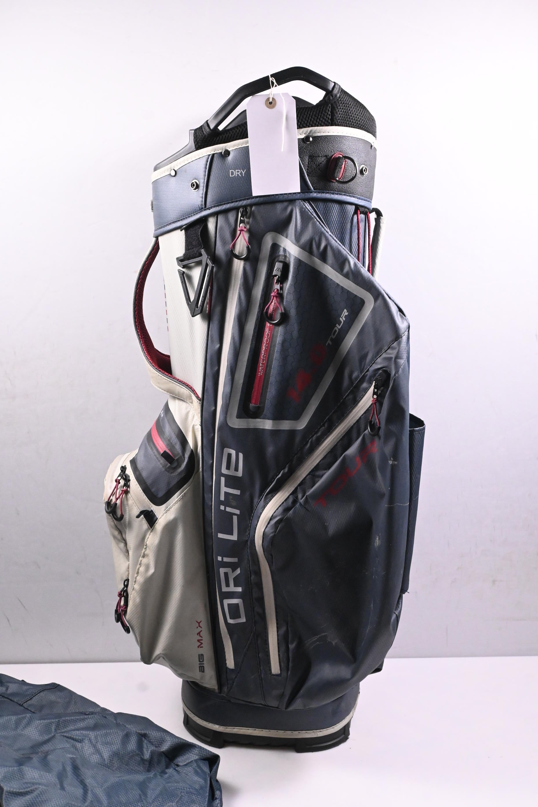 Big Max Dri Lite 14.0 Tour Cart Bag / 14-Way Divider / Blue, White