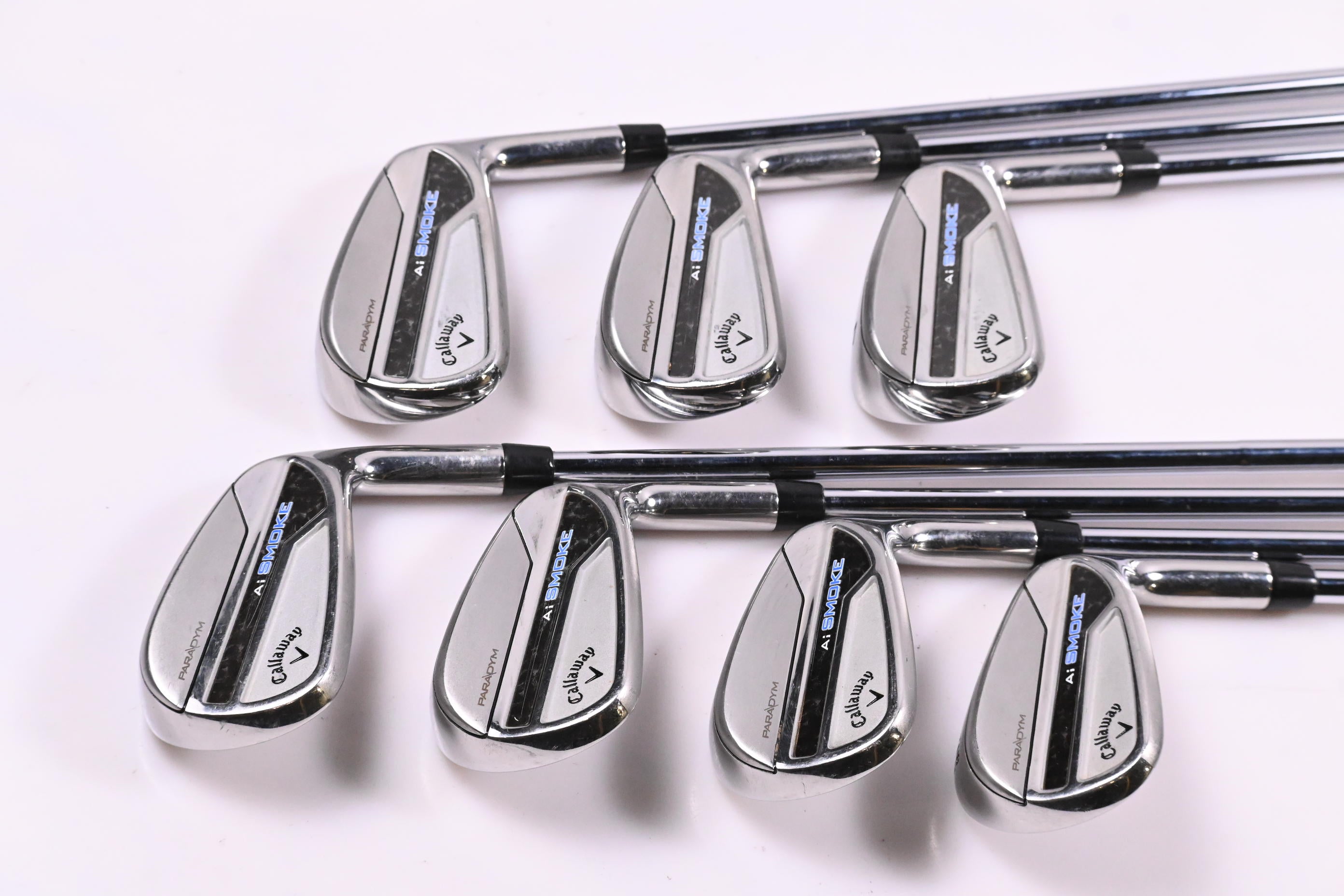 Callaway Paradym Ai Smoke Irons / 5-PW+GW / Stiff Flex Elevate MPH 95 Shafts